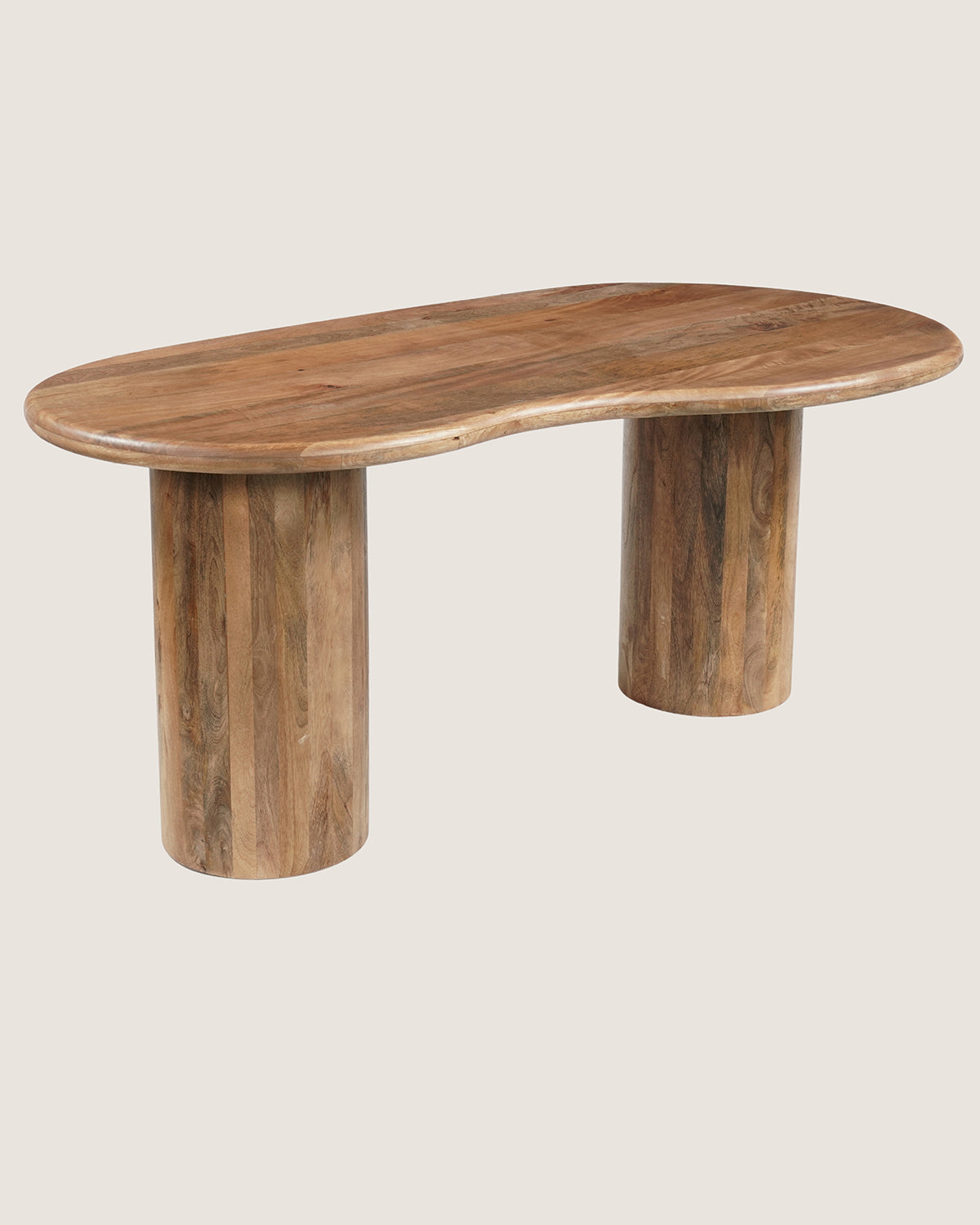 Eettafel Simon Brown with Column Leg - Organic | 180 cm