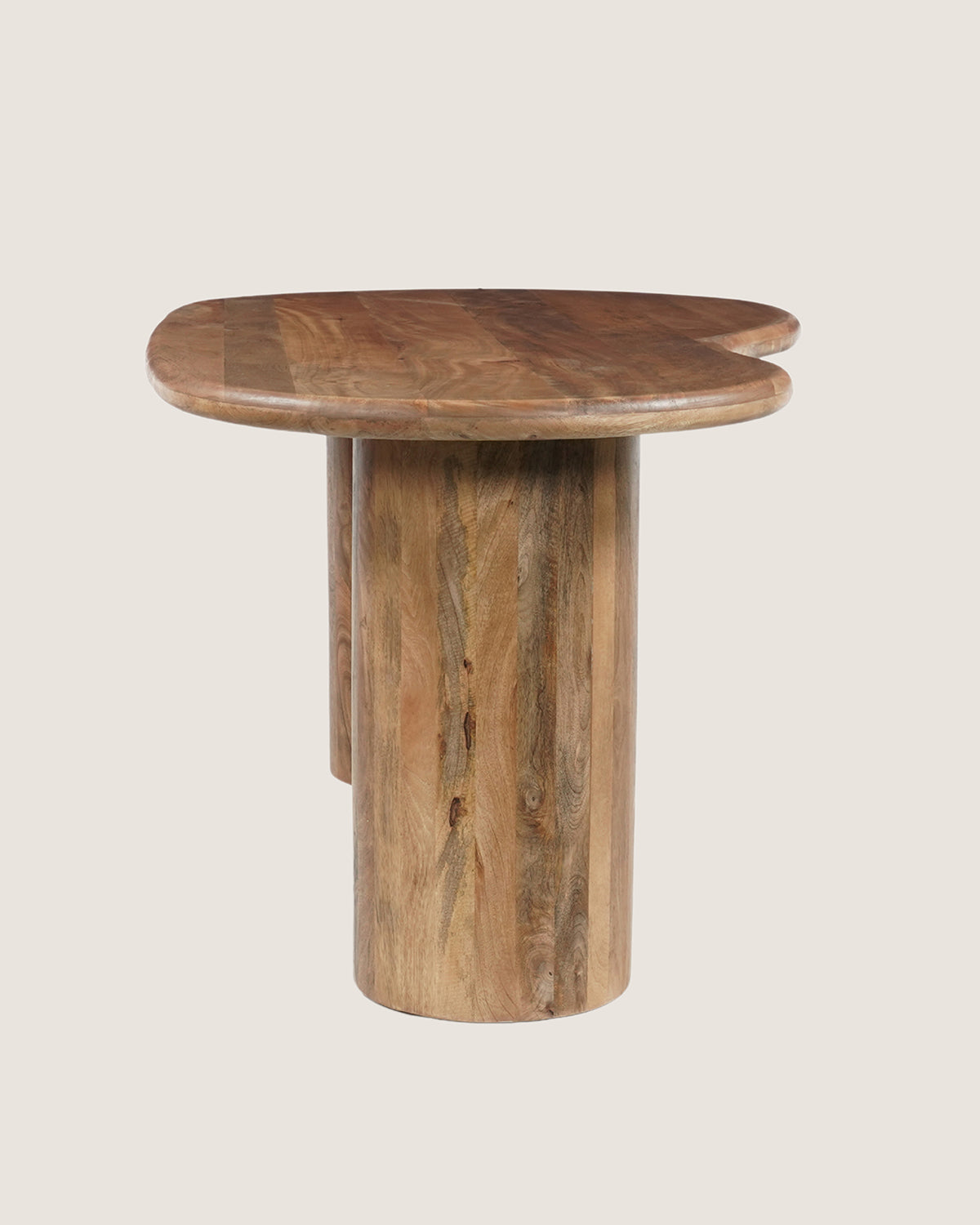 Eettafel Simon Brown with Column Leg - Organic | 180 cm