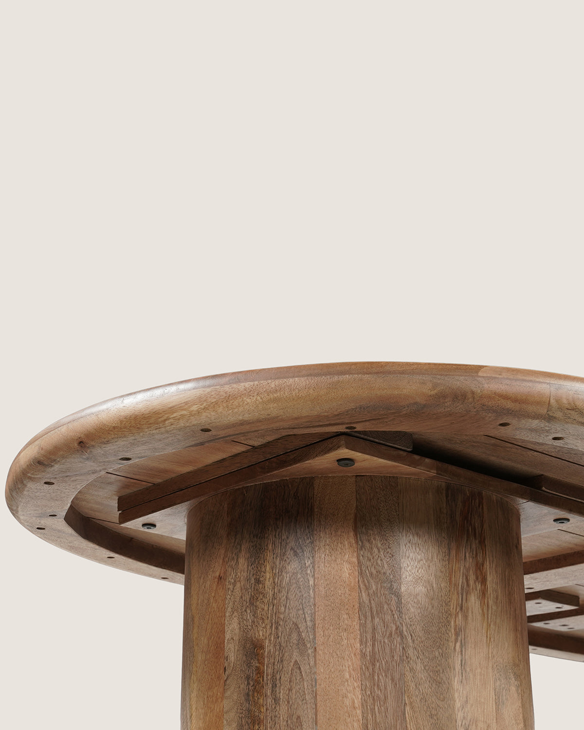 Eettafel Simon Brown with Column Leg - Organic | 180 cm