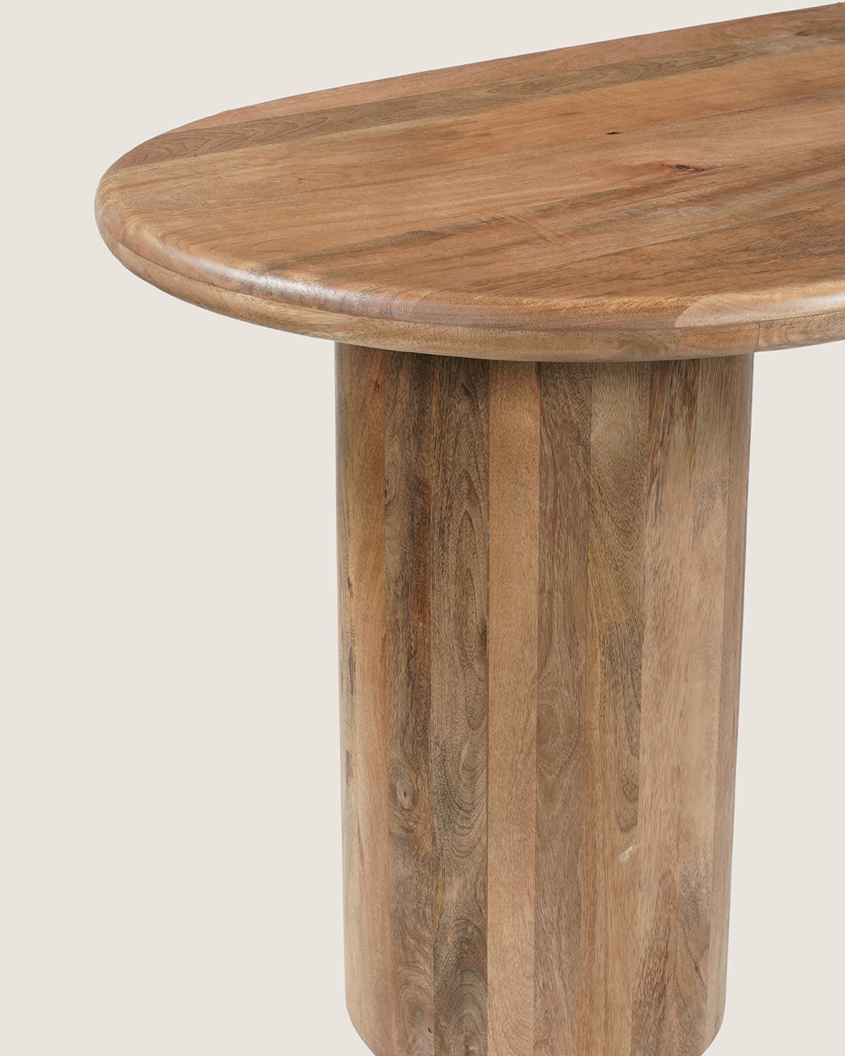 Eettafel Simon Brown with Column Leg - Organic | 180 cm