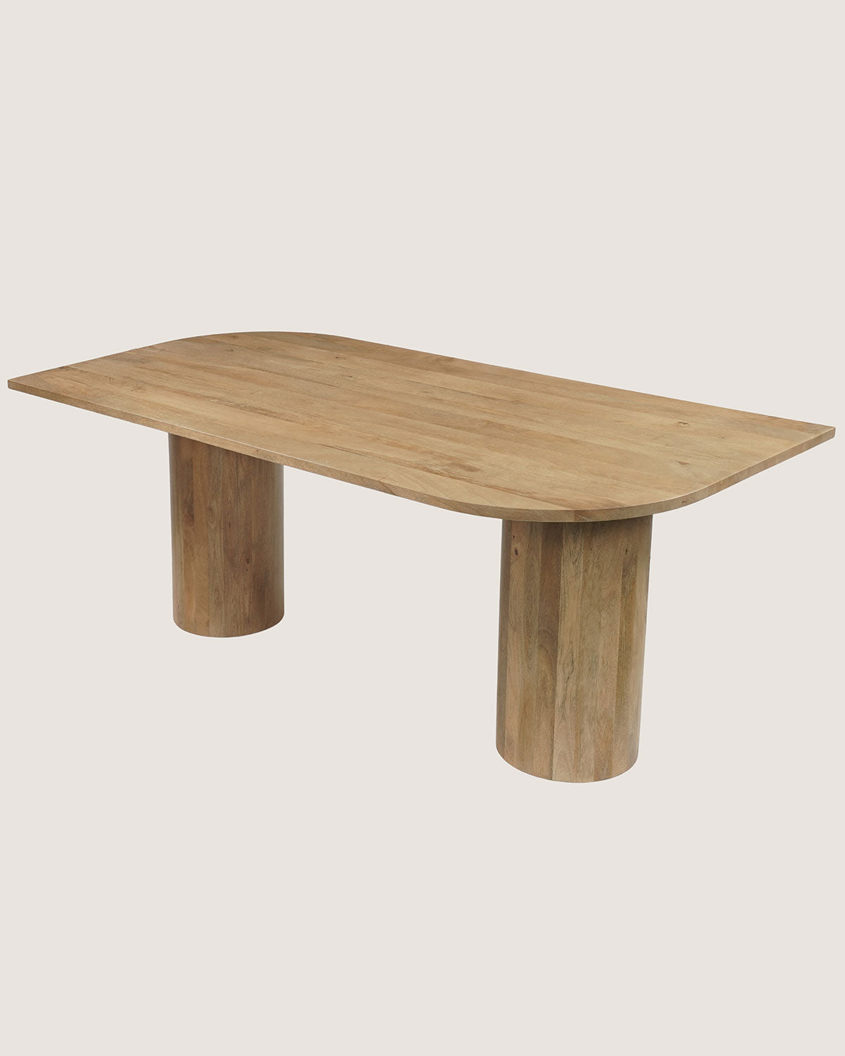 Eettafel Ella Natural with Column Legs - Organic | 200 cm