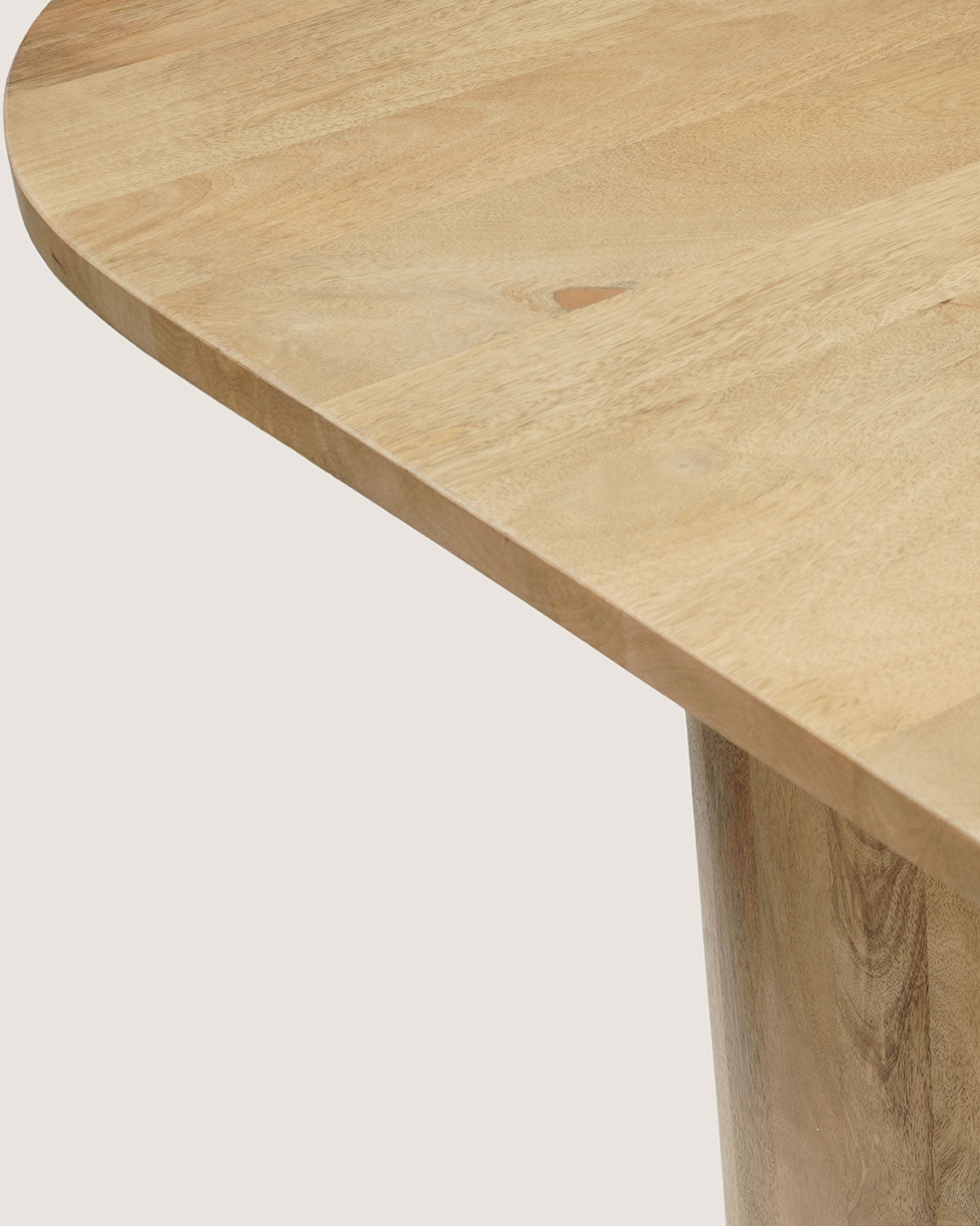 Eettafel Ella Natural with Column Legs - Organic | 200 cm