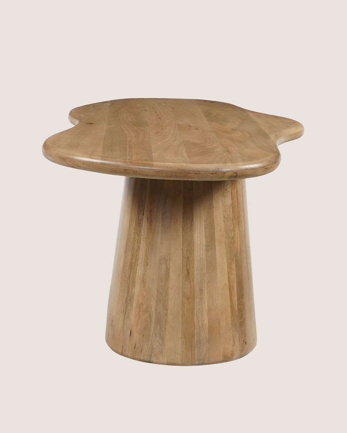 Eettafel Felix Natural with Monolithic Leg - Organic | 180 cm