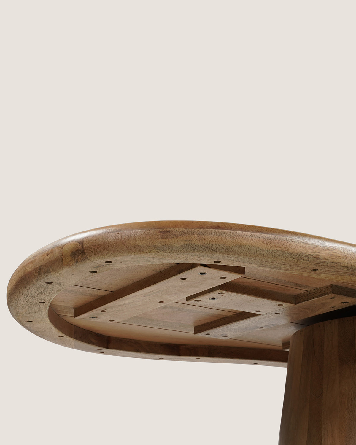 Eettafel Felix Natural with Monolithic Leg - Organic | 180 cm