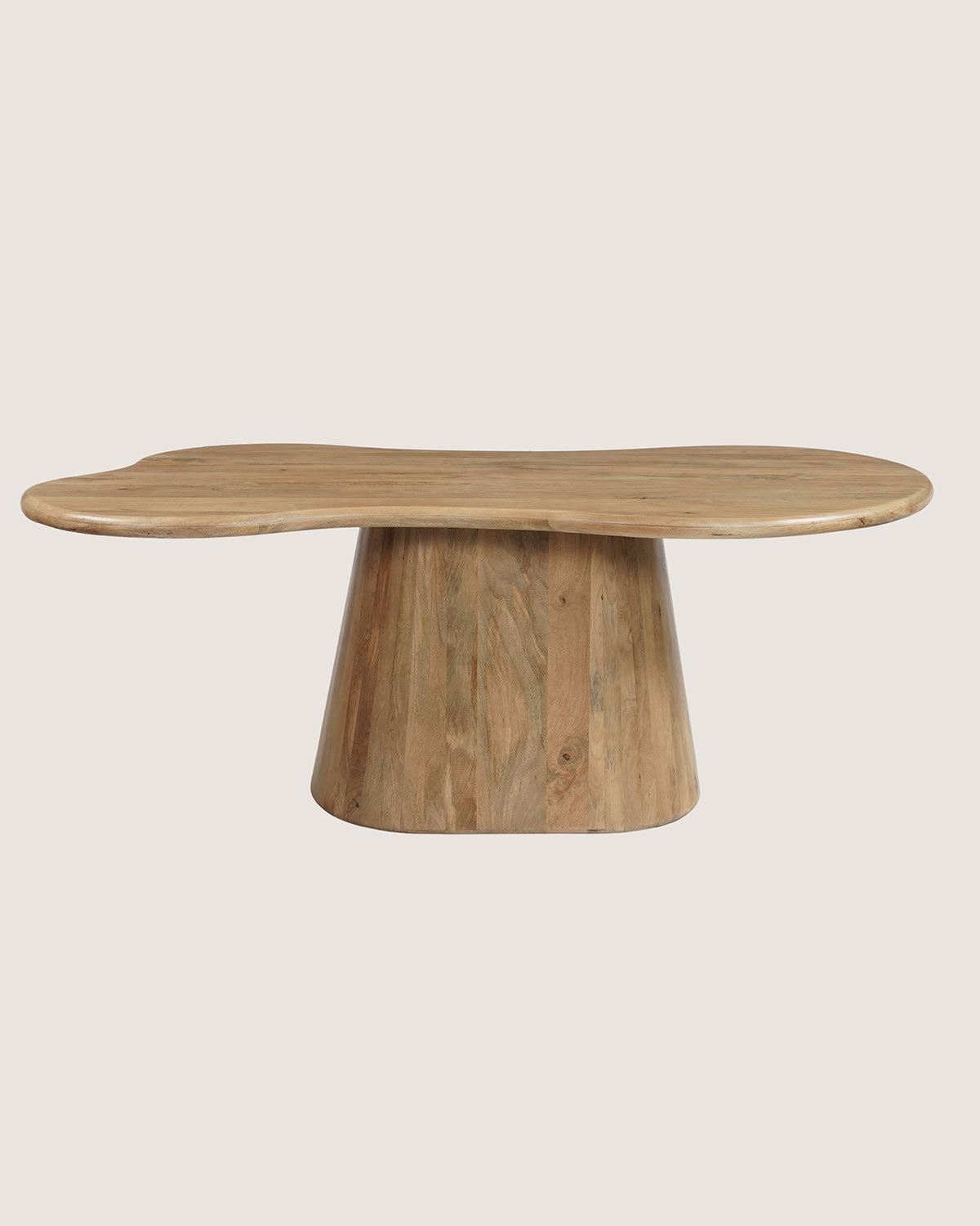 Eettafel Leo Natural with Monolithic leg- Organic | 200 cm