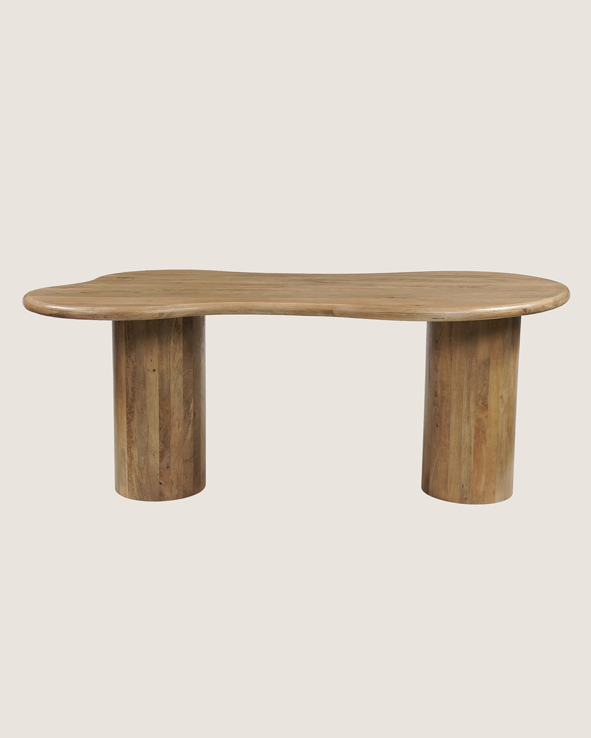 Eettafel Leo Natural with Column Leg- Organic | 200 cm