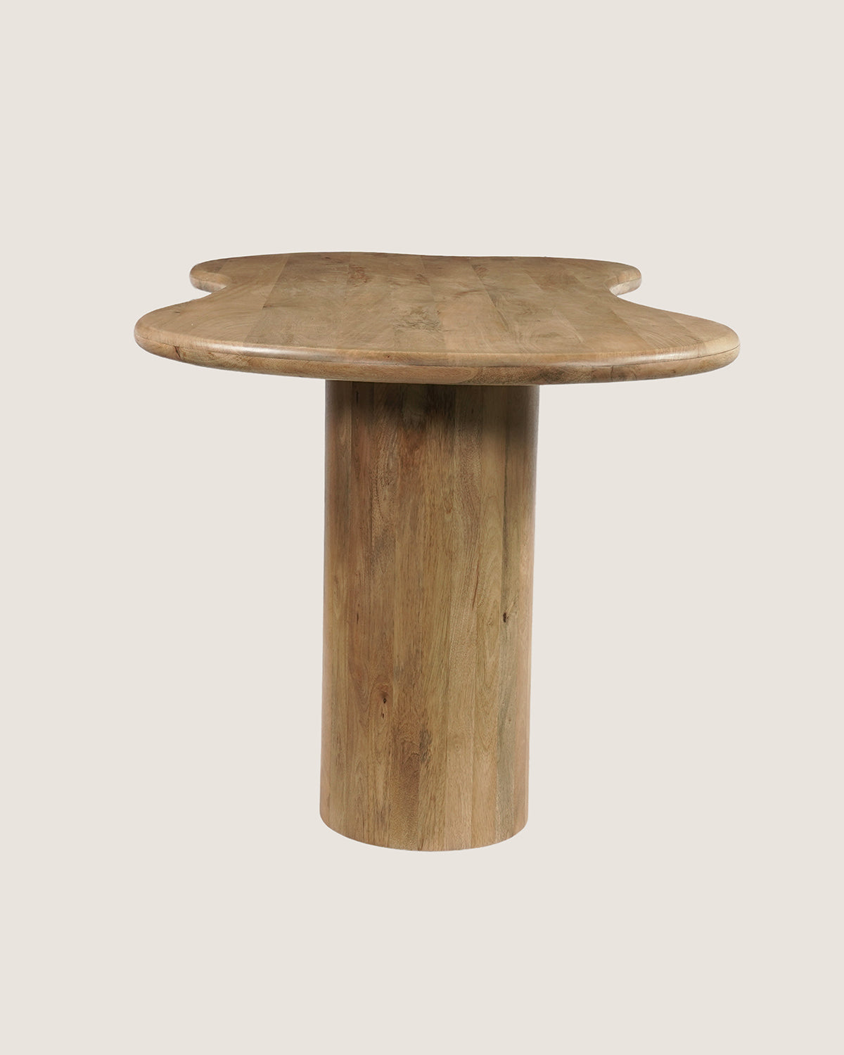 Eettafel Leo Natural with Column Leg- Organic | 200 cm