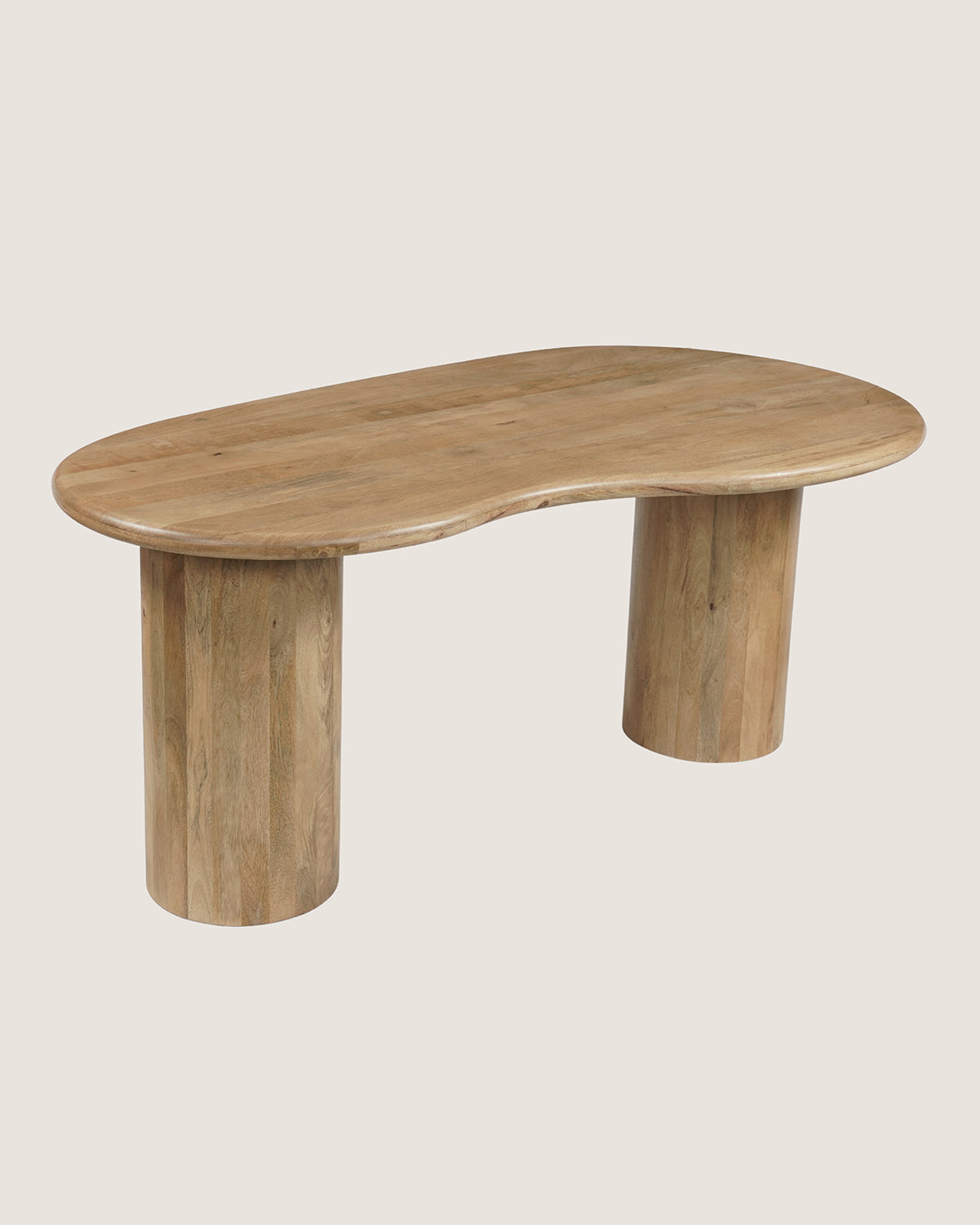 Eettafel Simon Natural with Column Leg- Organic | 180 cm