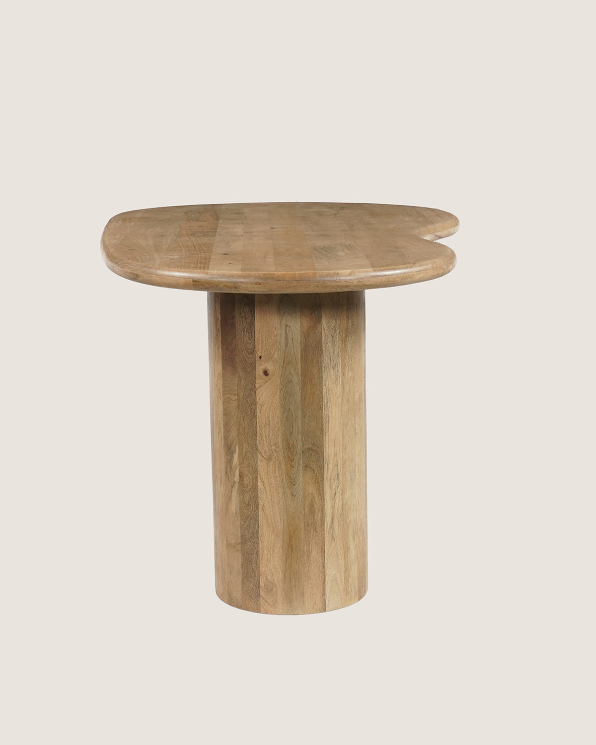 Eettafel Simon Natural with Column Leg- Organic | 180 cm
