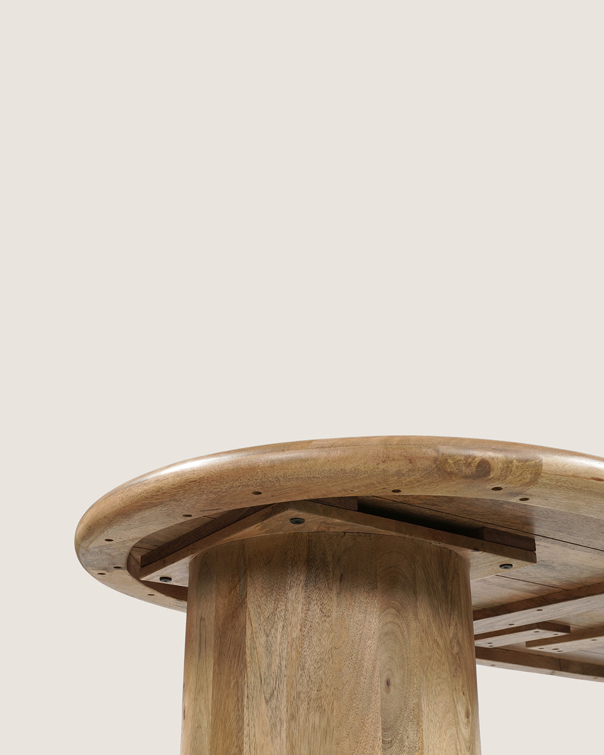 Eettafel Simon Natural with Column Leg - Organic | 220 cm