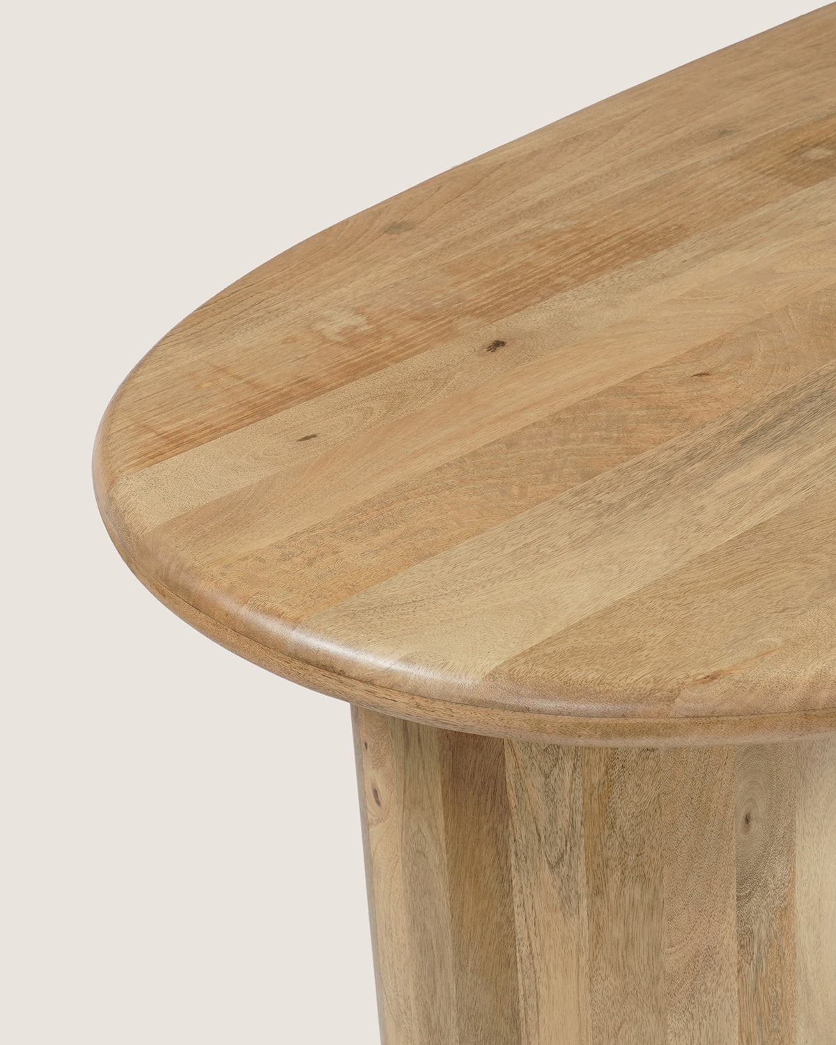 Eettafel Simon Natural with Column Leg - Organic | 220 cm