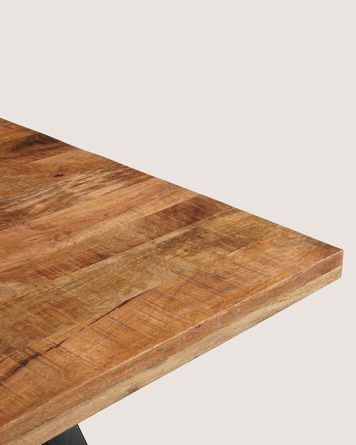 Eettafel Lina Rustic met X-vormige poten - Rechthoekig