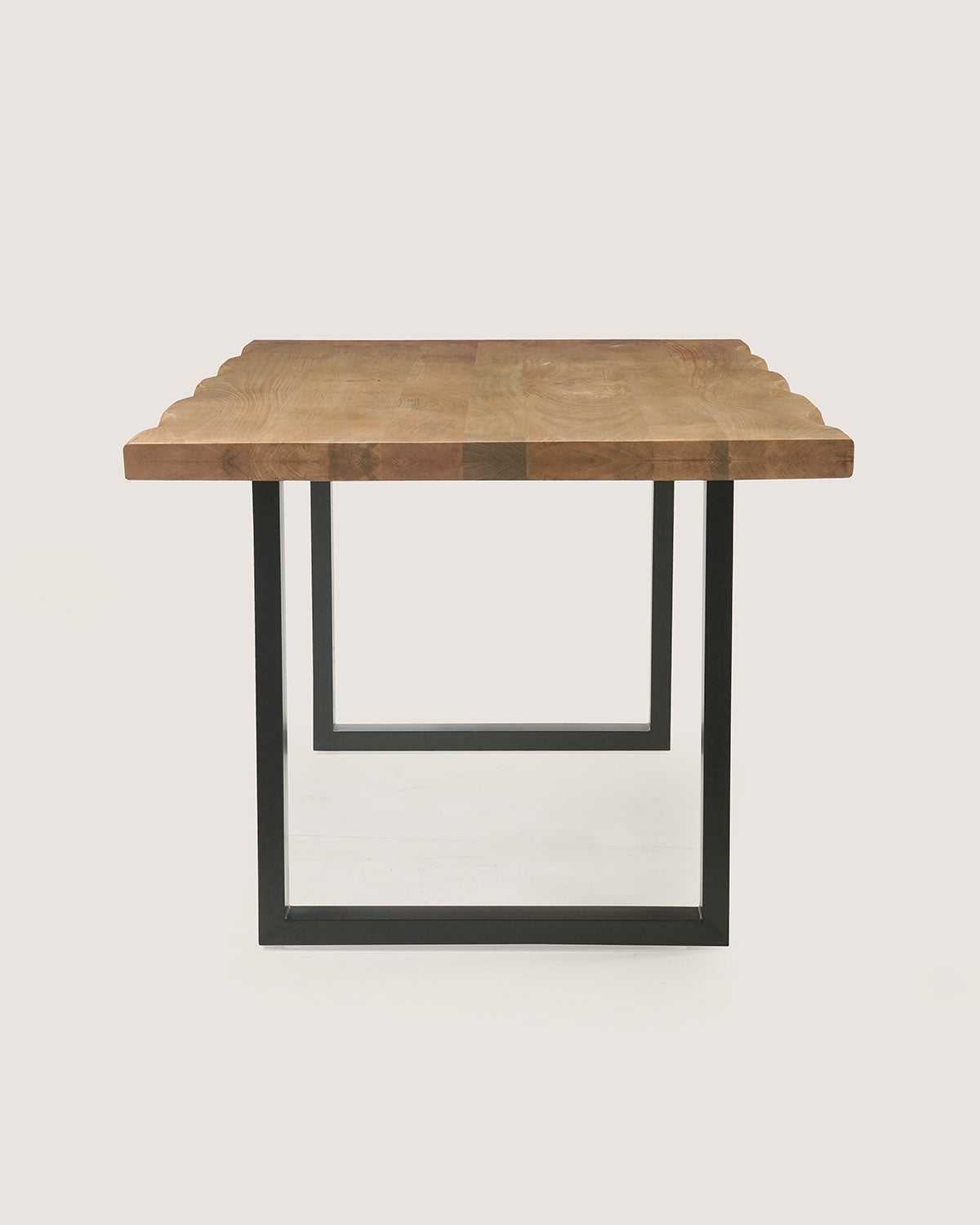 Eettafel Zoe Natural with U Leg - Live Edge | 160 cm
