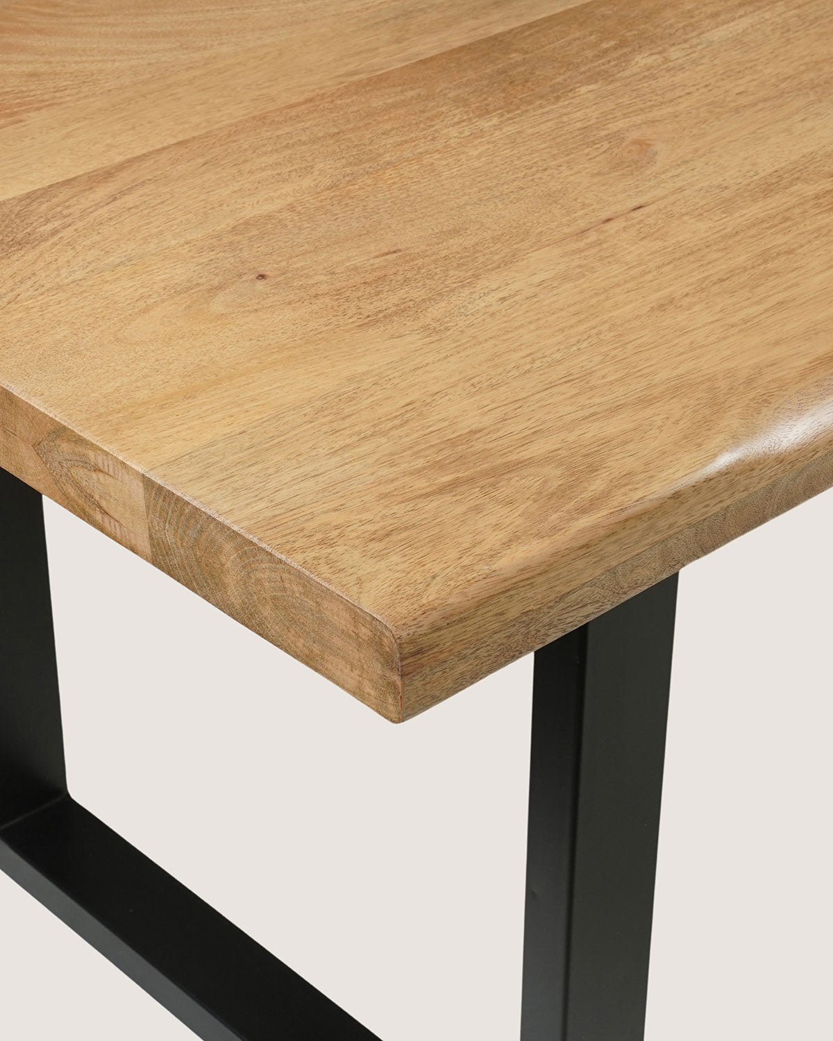 Eettafel Zoe Natural with U Leg - Live Edge | 160 cm