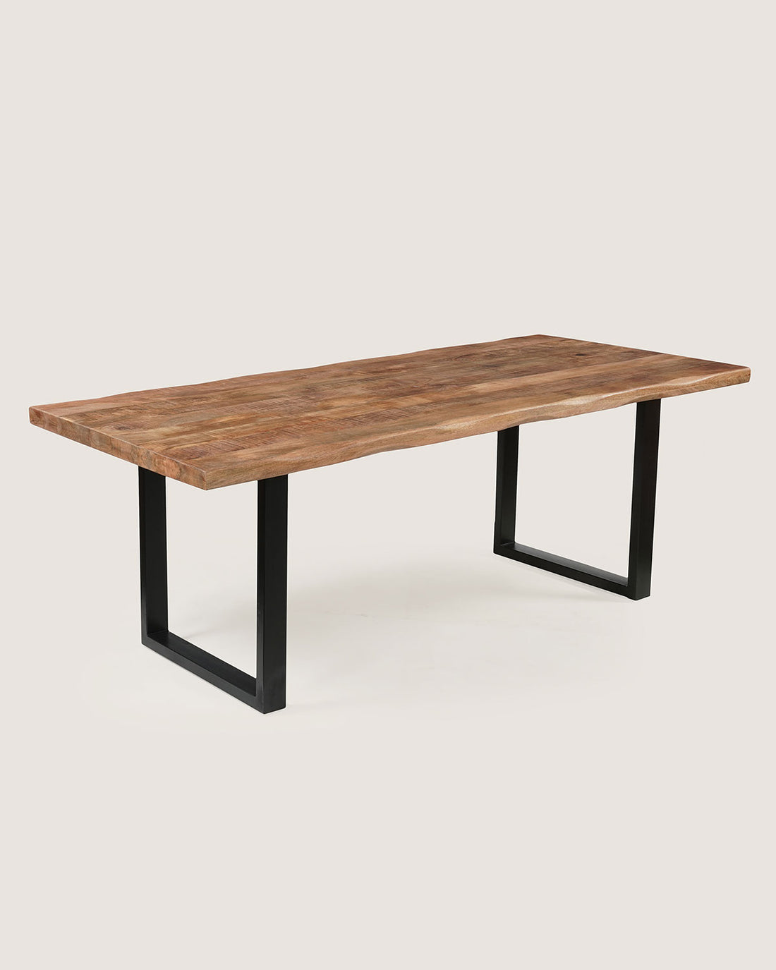 Eettafel Zoe Rustic with U Leg - Live Edge | 160 cm