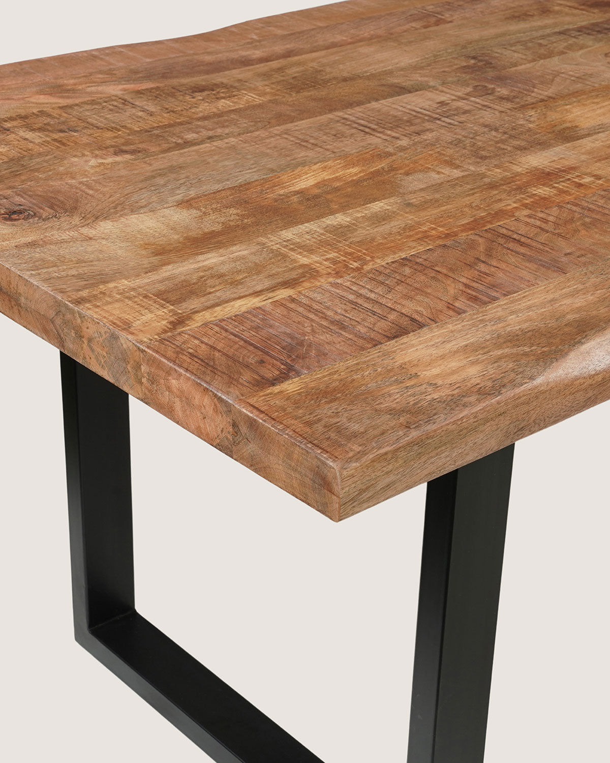 Eettafel Zoe Rustic with U Leg - Live Edge | 160 cm