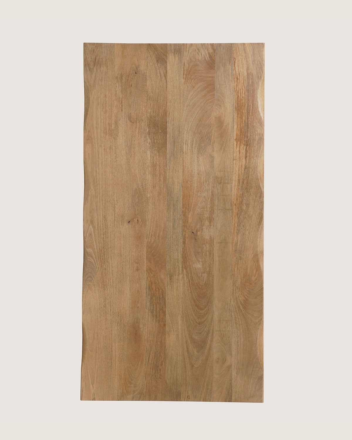 Eettafel Zoe Natural met X-vormige poten - Live Edge