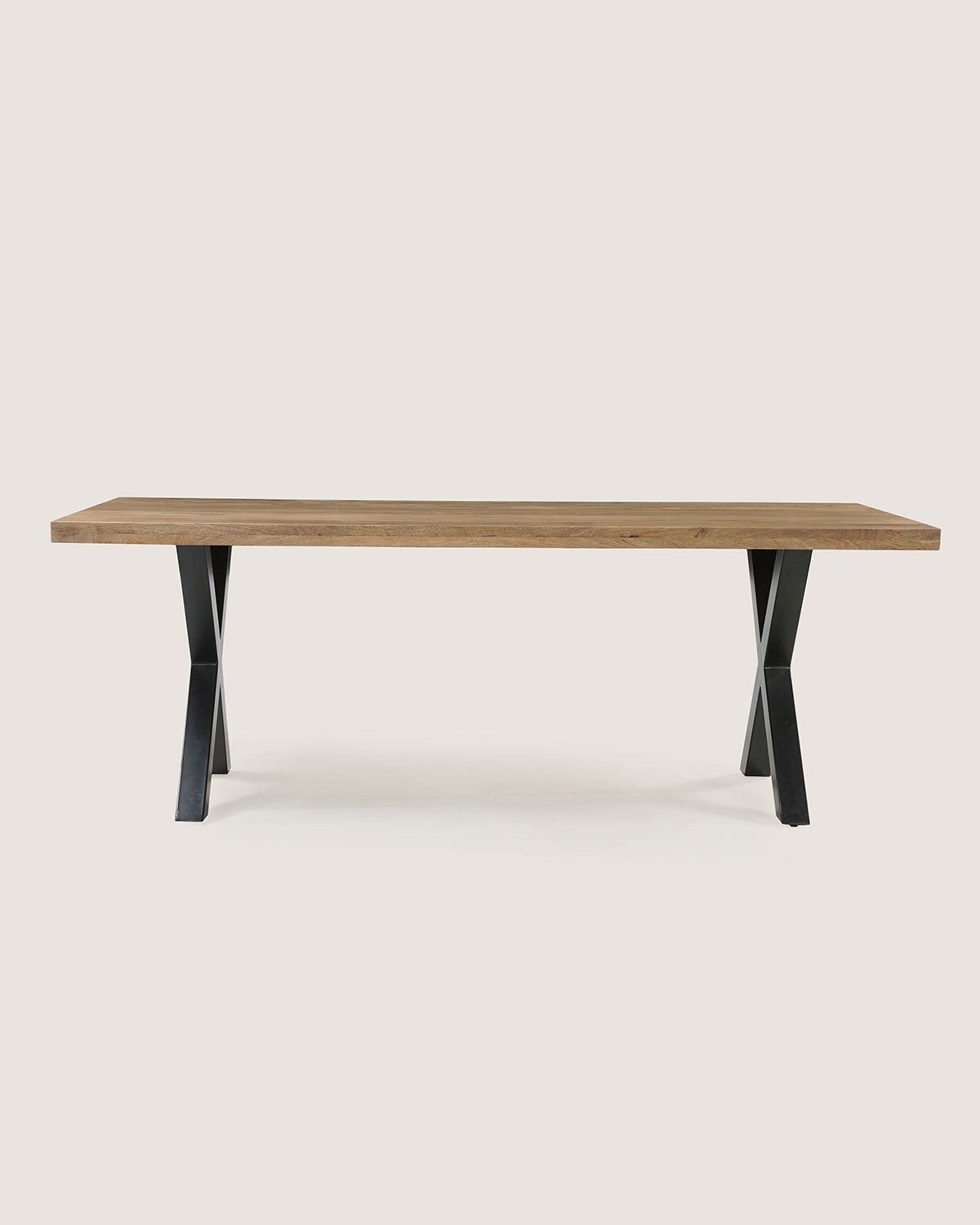 Eettafel Lina Natural with X Leg - Rectangular | 160 cm