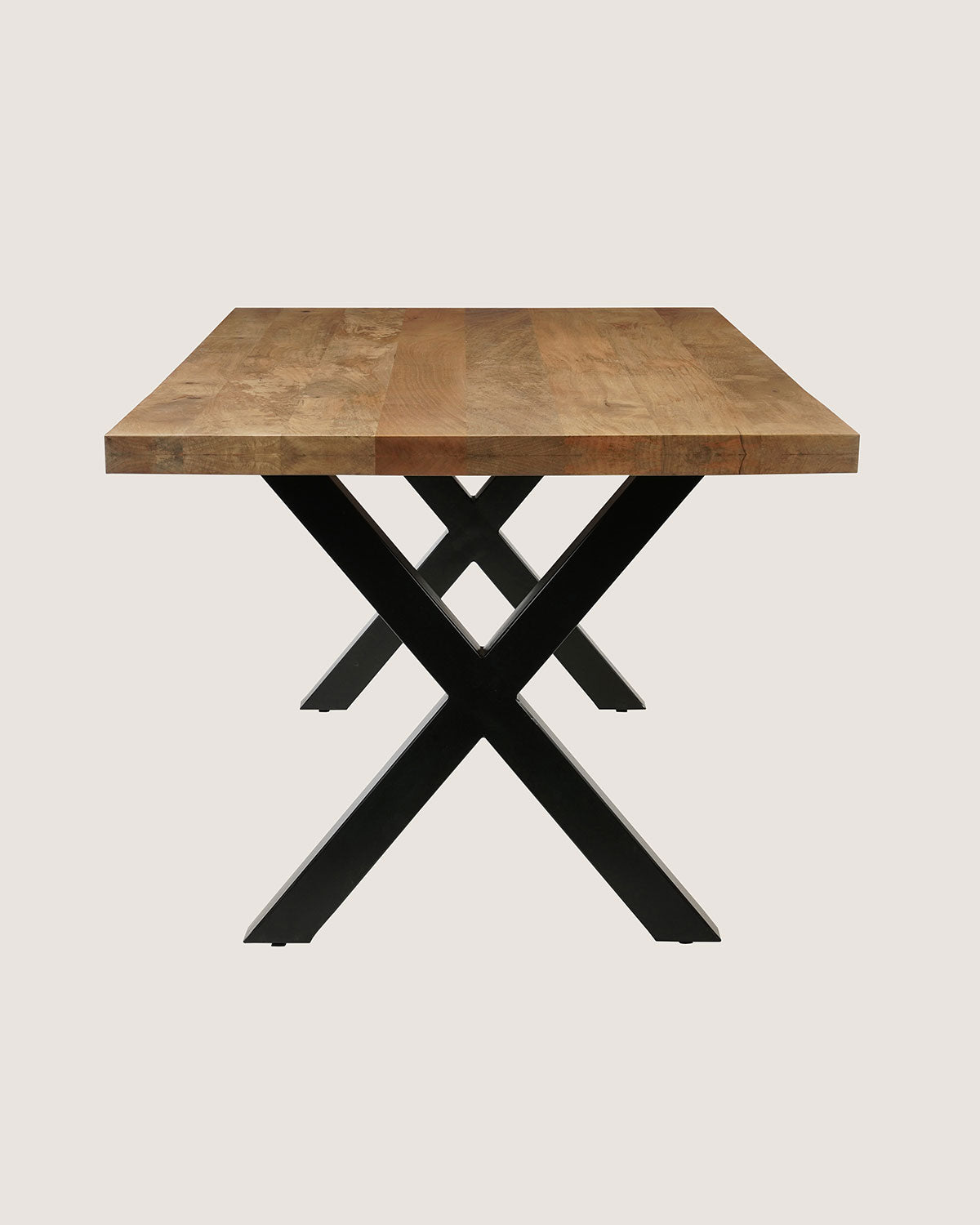 Eettafel Lina Natural with X Leg - Rectangular | 160 cm