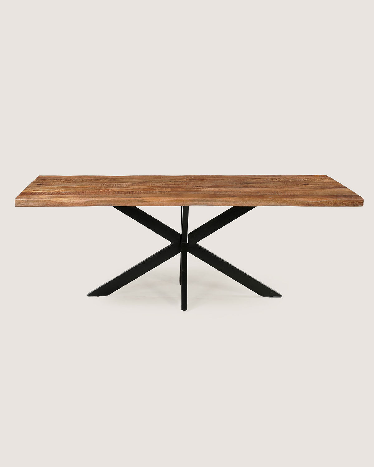Eettafel Zoe Rustic with Matrix Leg - Live Edge | 140 cm
