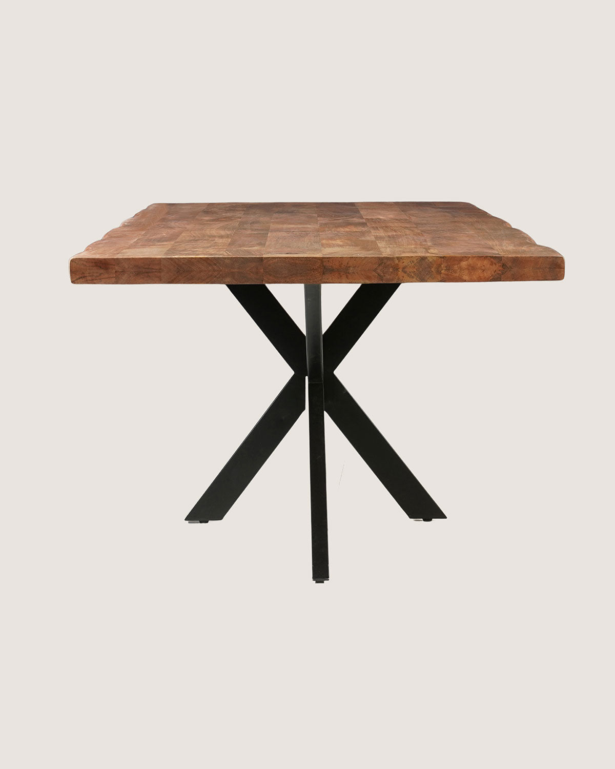 Eettafel Zoe Rustic with Matrix Leg - Live Edge | 140 cm