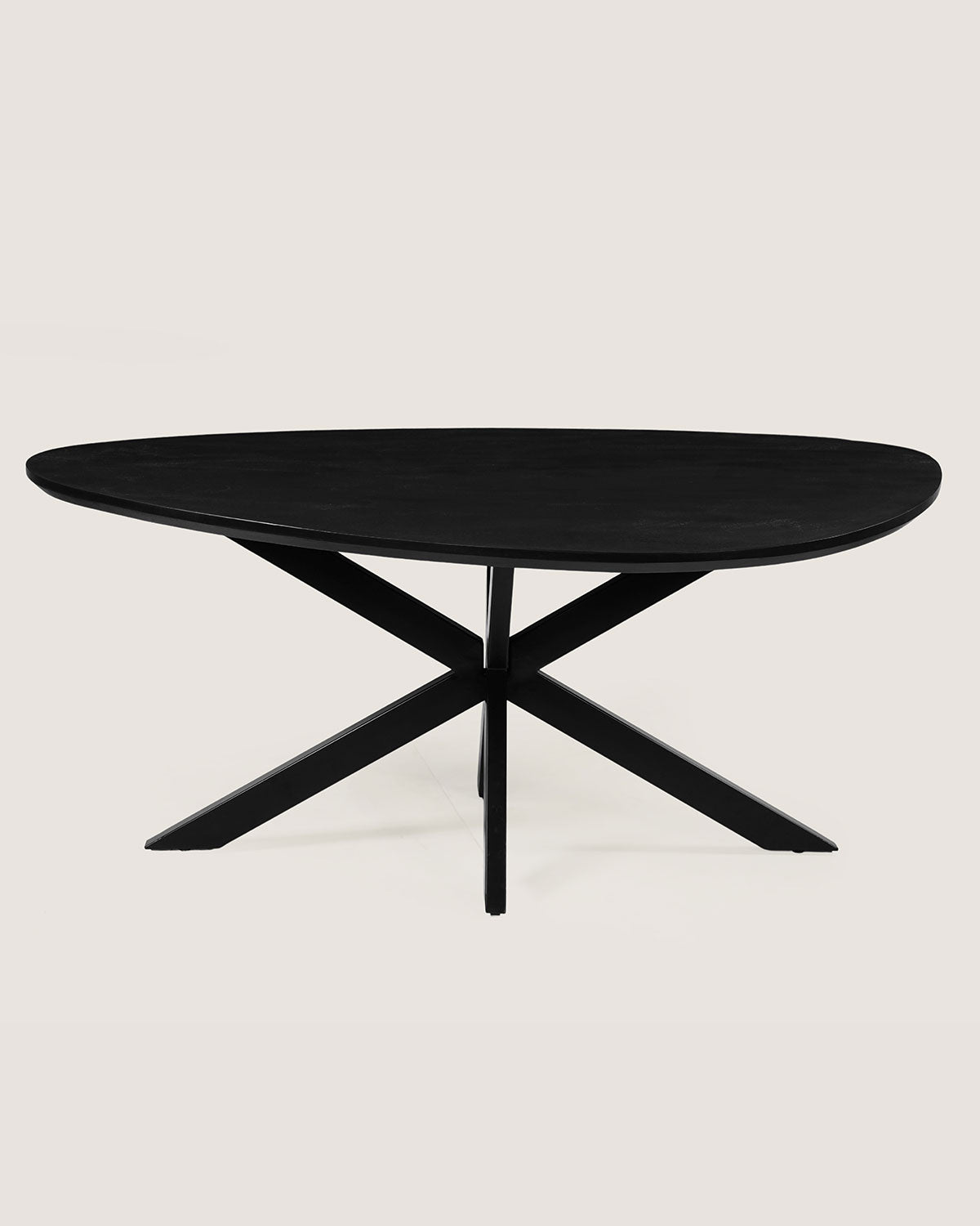 Eettafel Vera Black with Matrix Leg - Organic | 160 cm