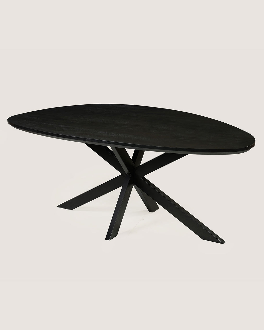 Eettafel Vera Black with Matrix Leg - Organic | 160 cm
