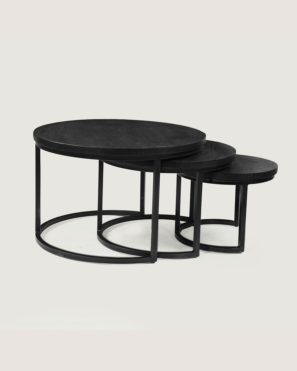 Salontafel Petra Zwart - Rond