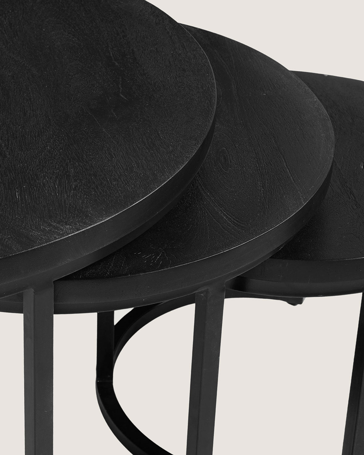 Salontafel Petra Zwart - Rond