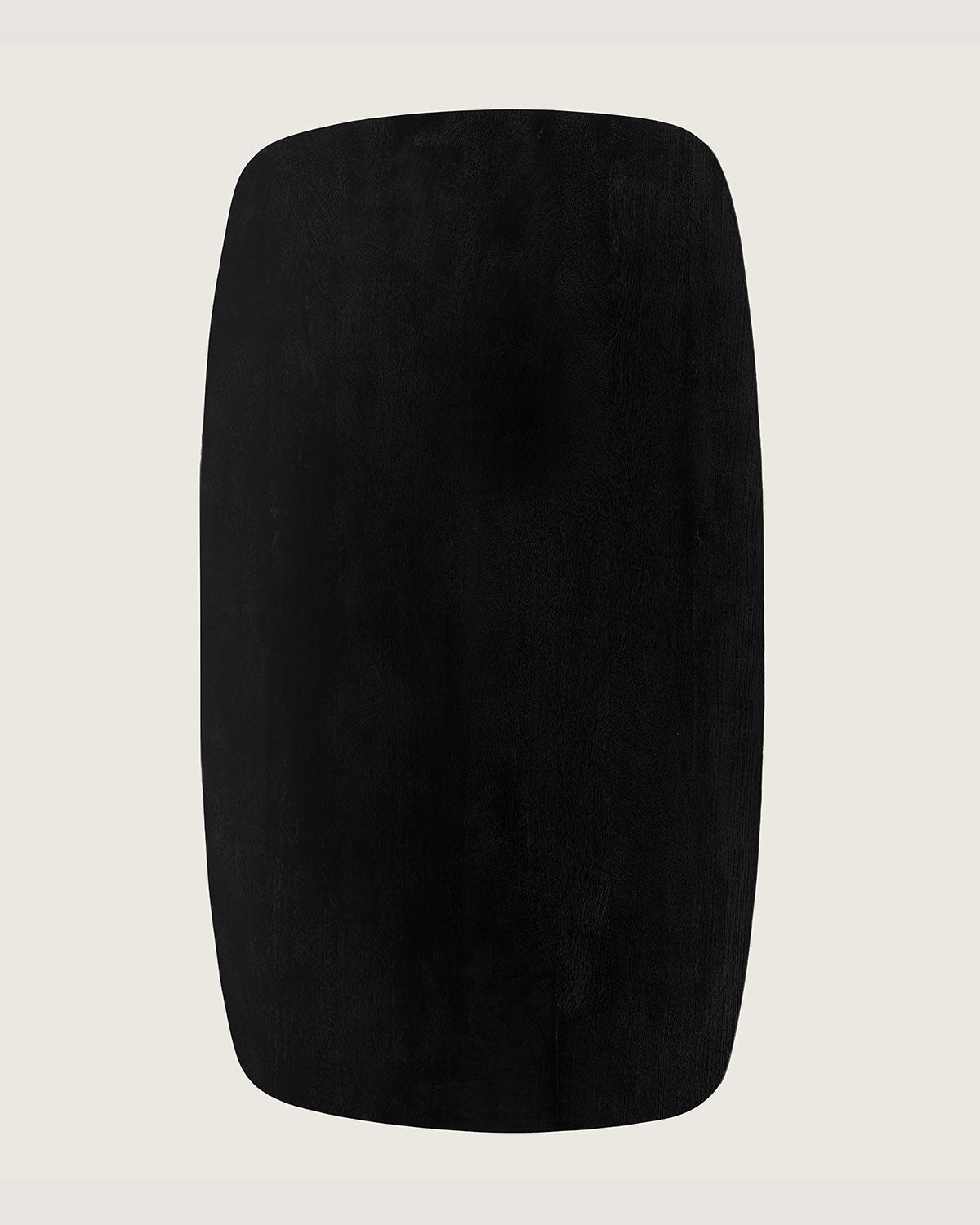 Eettafel Fynn Black with Wooden Matrix Legs - Danish Oval | 140 cm