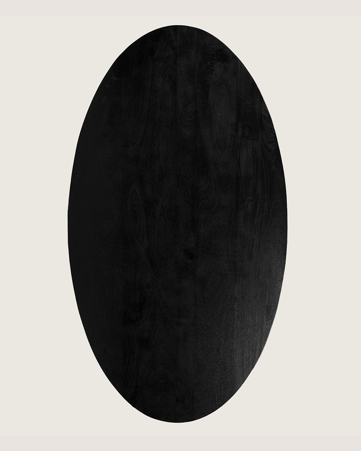 Eettafel Lotte Black with Wooden Matrix Leg - Oval