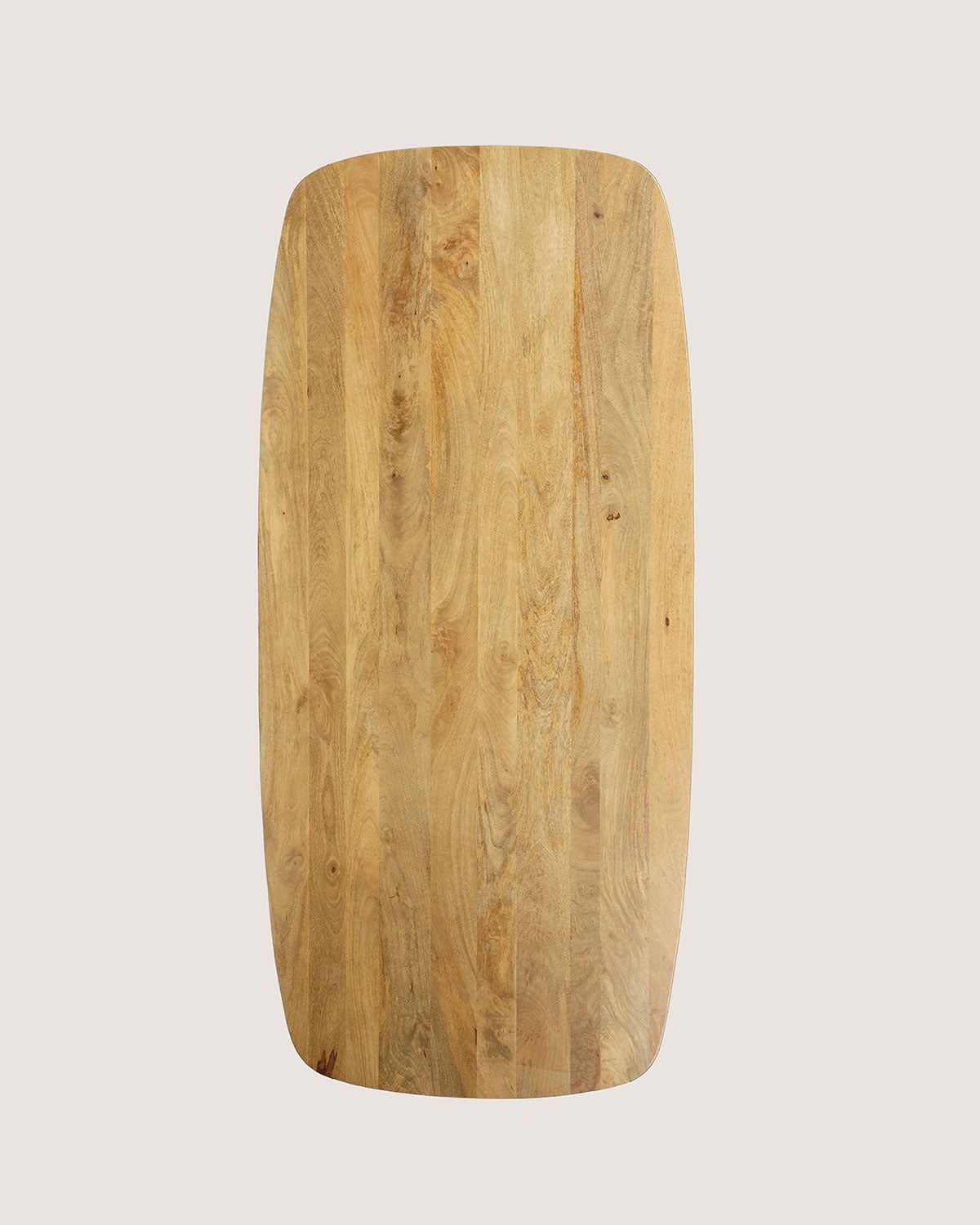 Eettafel Fynn Natural with Wooden Matrix Legs - Danish Oval | 140 cm