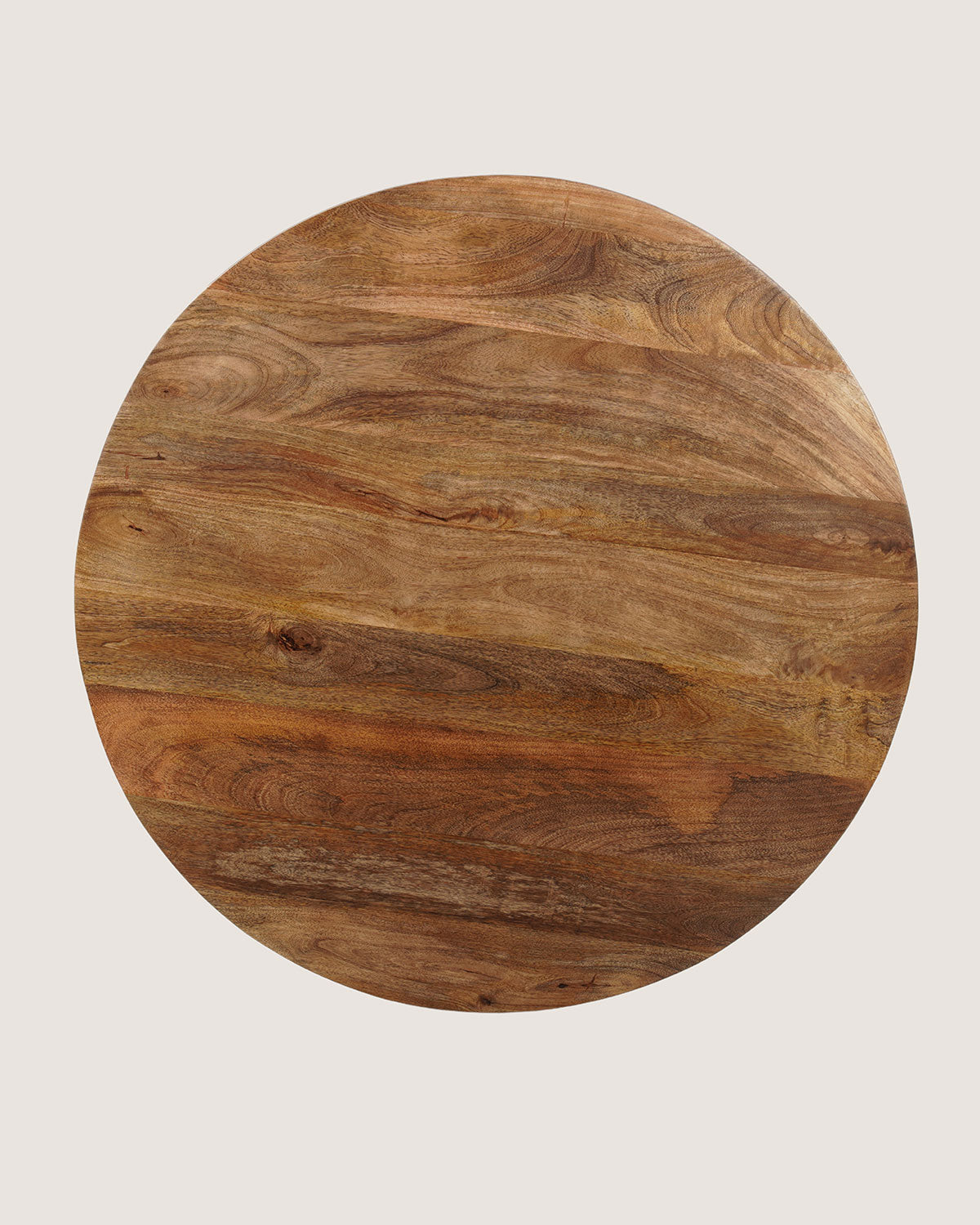 Eettafel Tessa Brown met houten Matrix poten - Rond