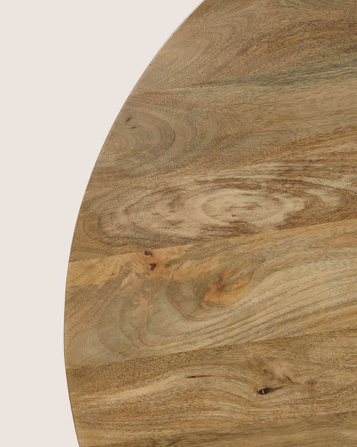 Eettafel Tessa Natural  with Wooden Matrix Legs- Round