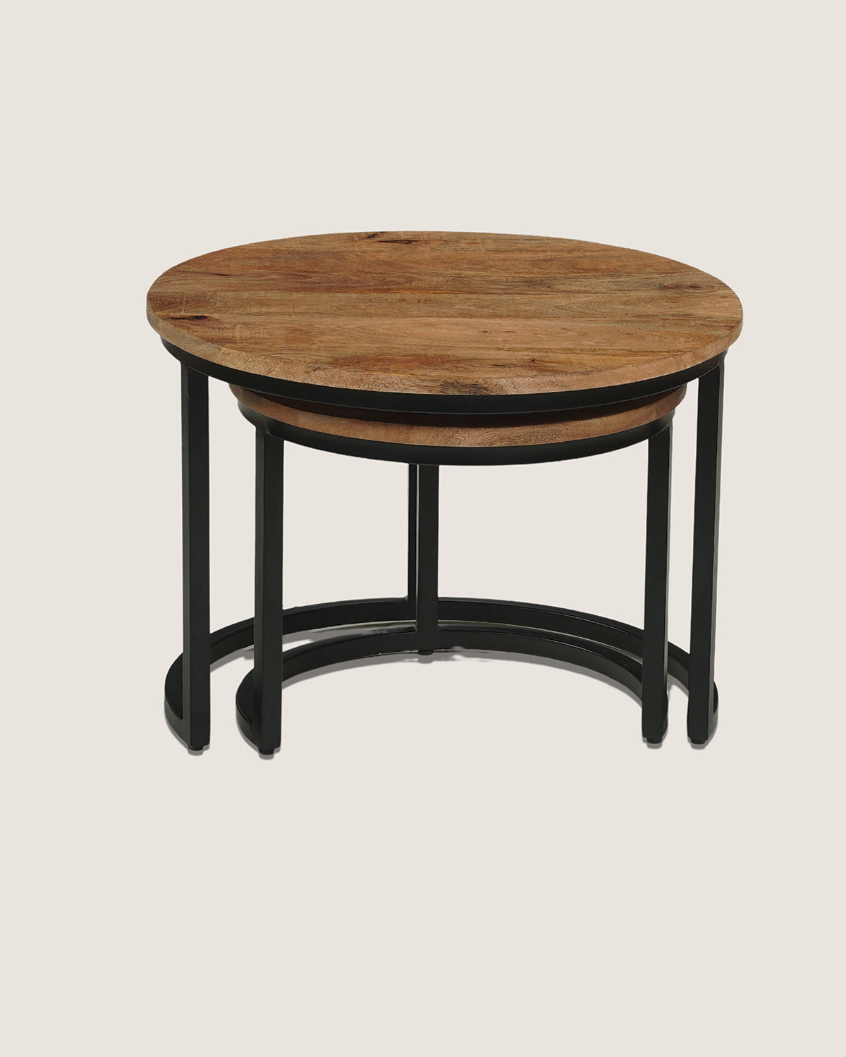 Salontafel Silas Rustic - Round | Set van 2
