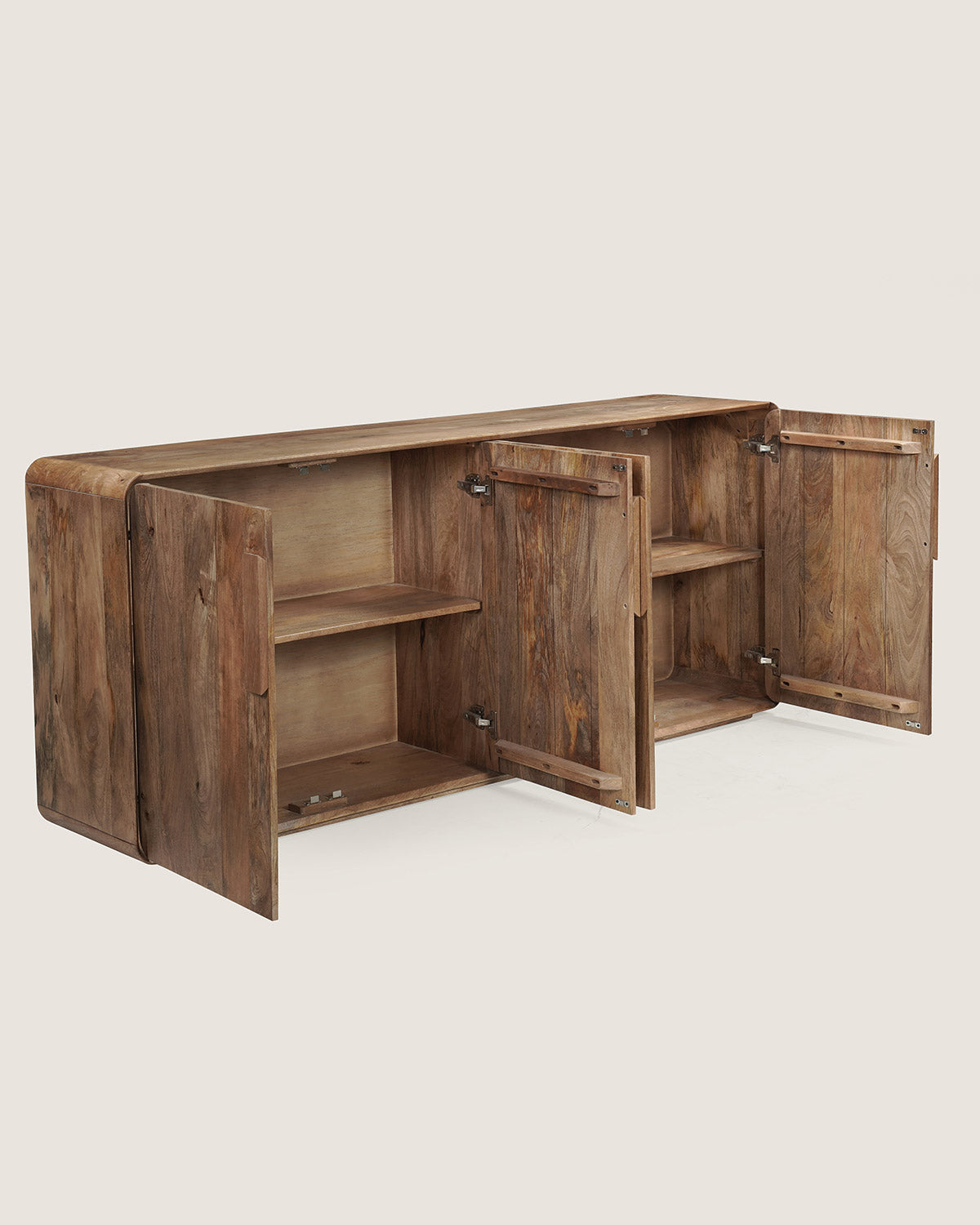 Dressoir Sophie Bruin - 4 Deurs | 200 cm