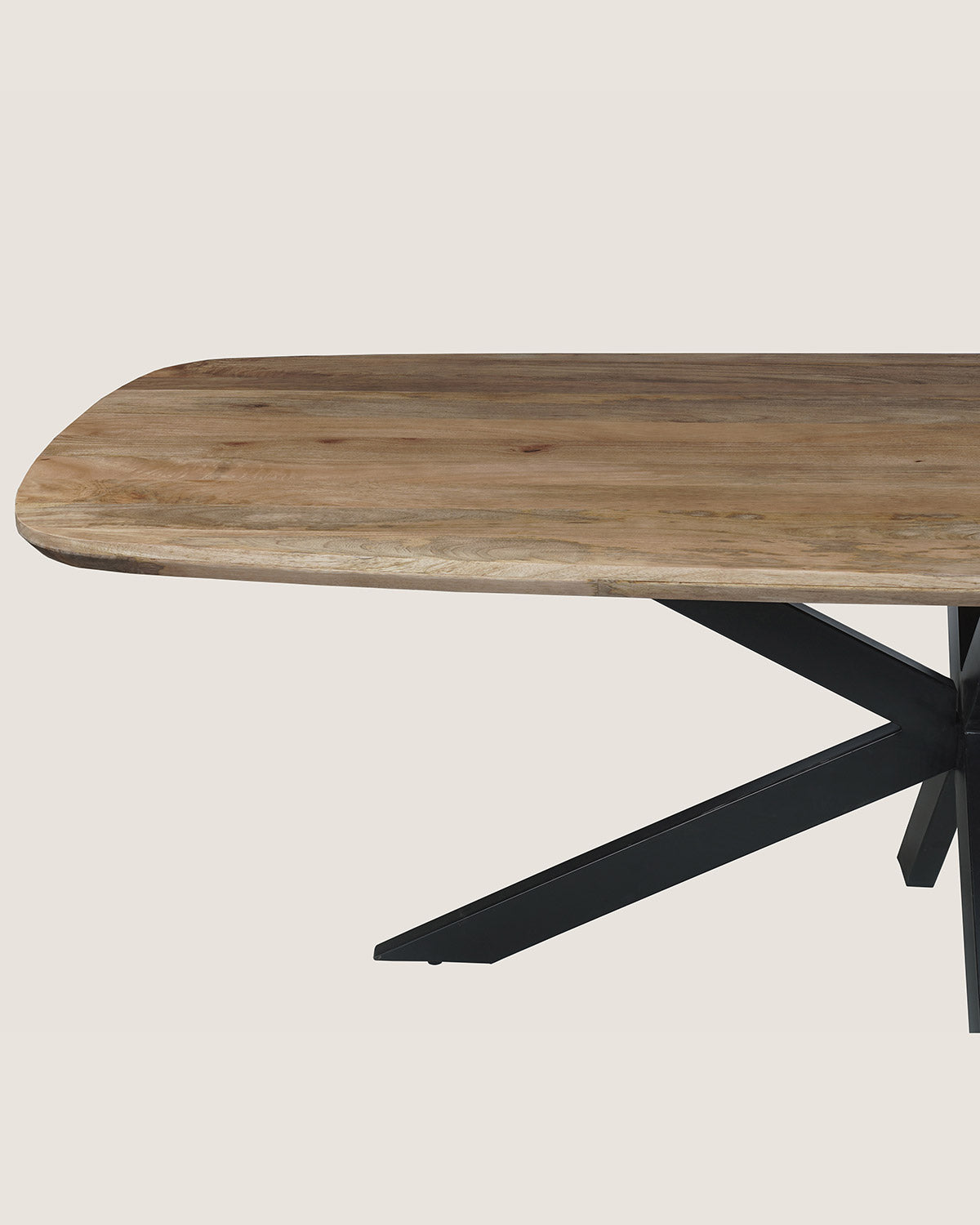 Eettafel Fynn Brown met Matrix-poten - Deens ovaal