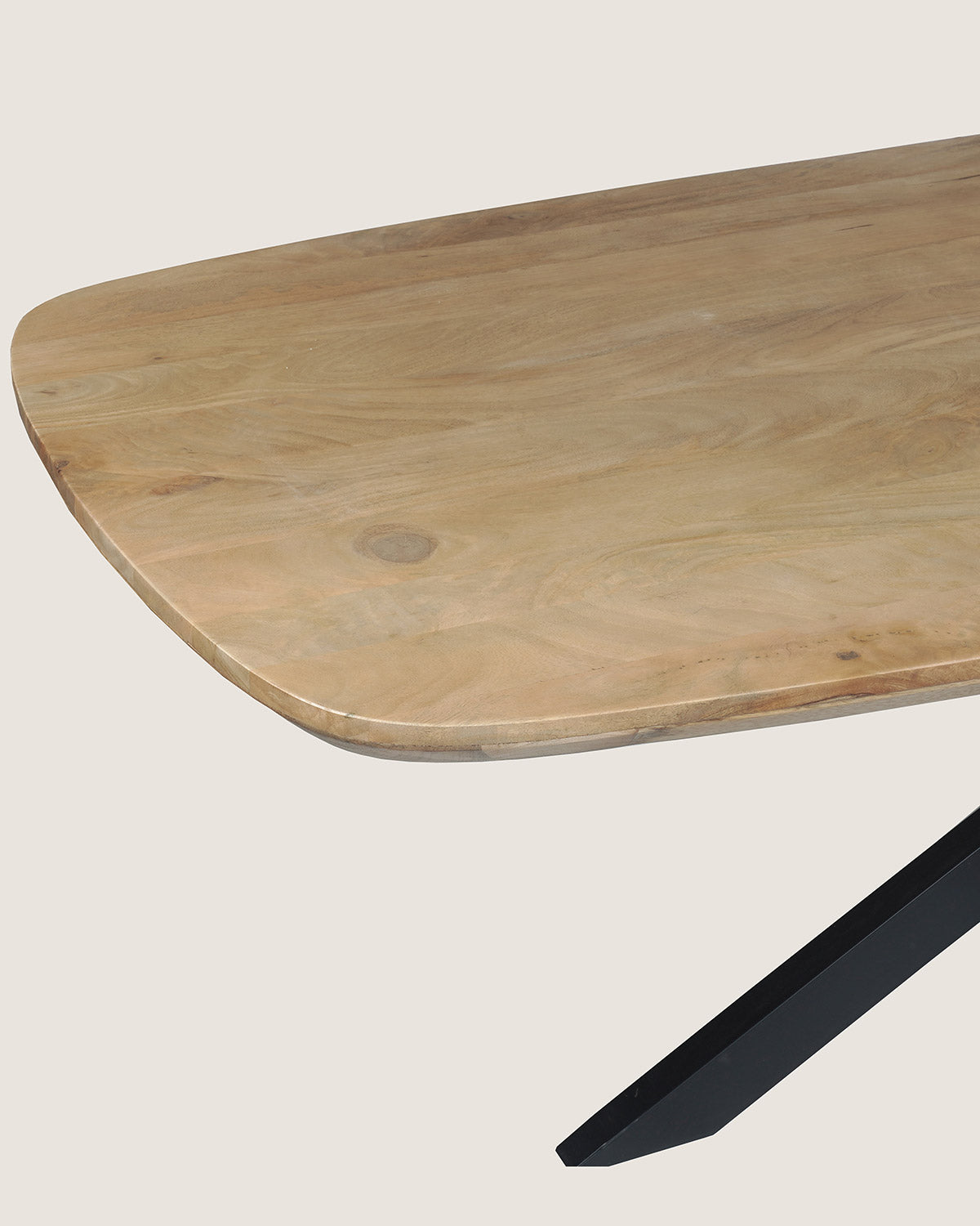 Eettafel Fynn Natural met Matrix poten - Deens ovaal