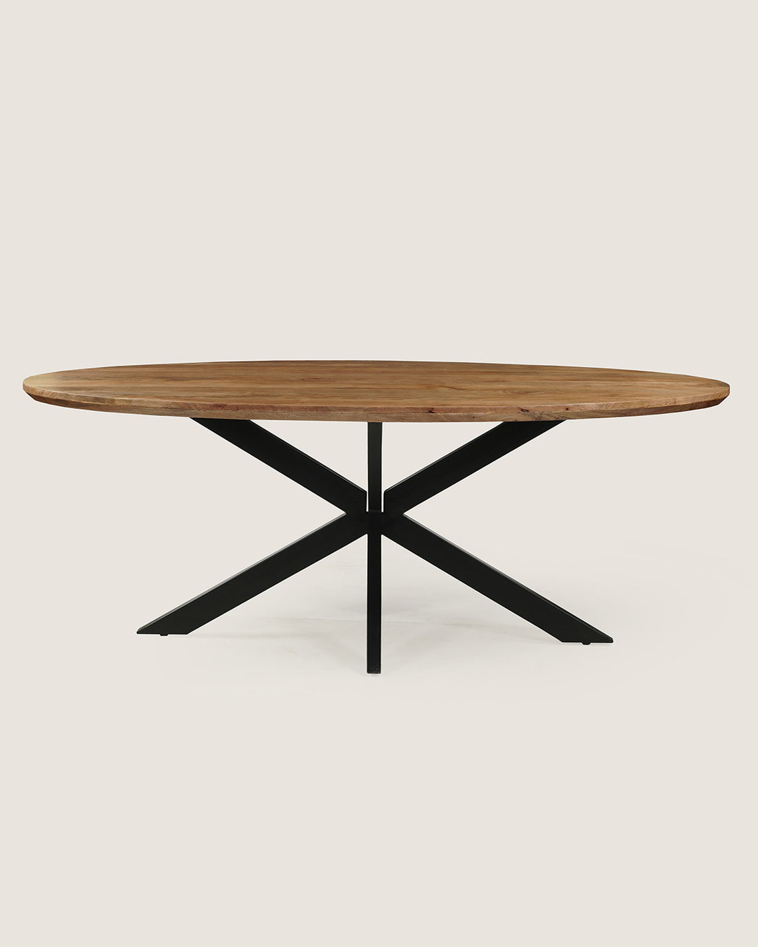 Eettafel Lotte Brown with Matrix Leg - Oval