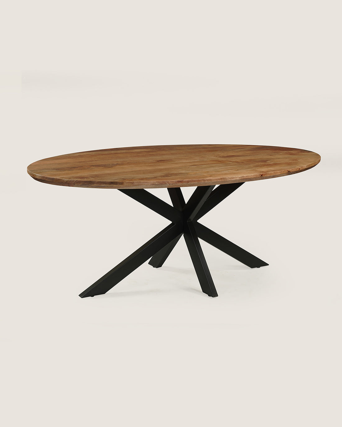 Eettafel Lotte Brown with Matrix Leg - Oval | 140 cm