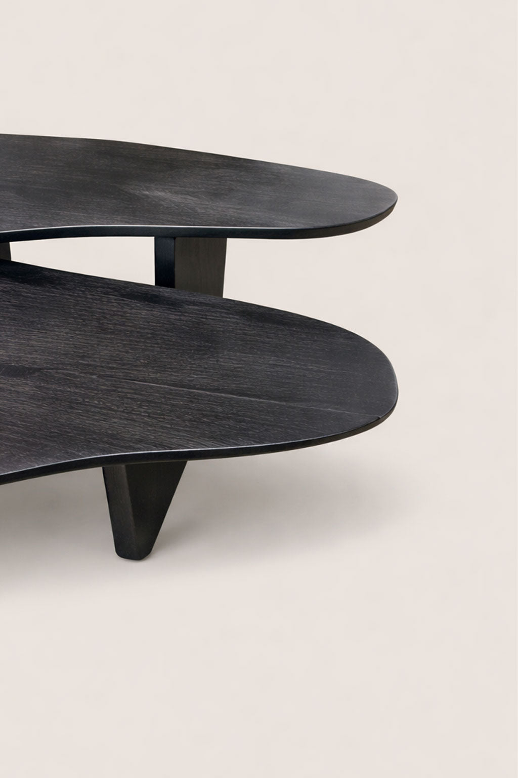 Salontafel Henk Black - Organic | Set Van 2