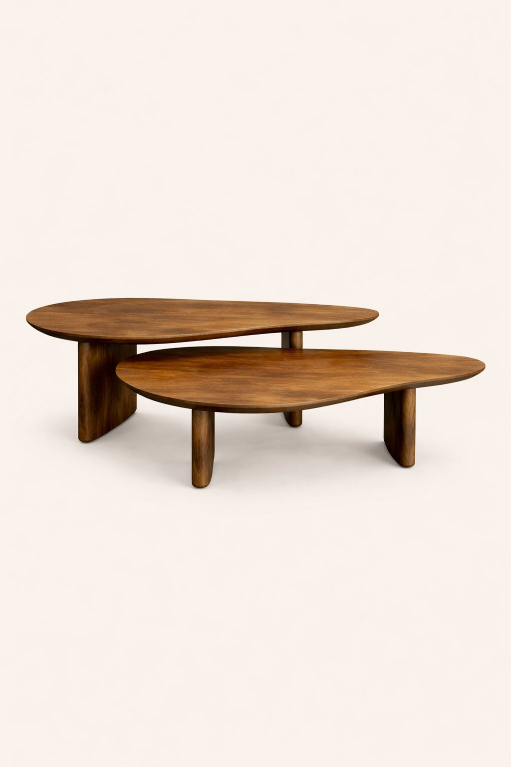 Salontafel Henk Brown - Organic | Set Van 2