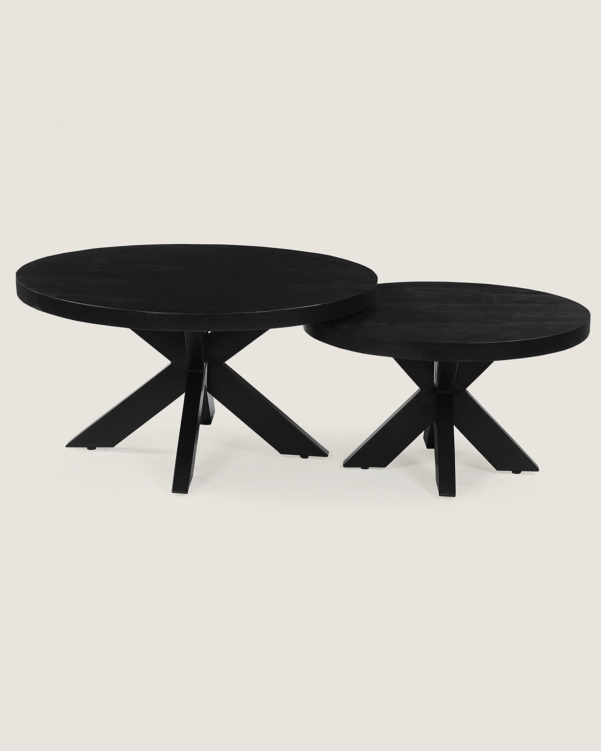 Salontafel Luca Black - Round