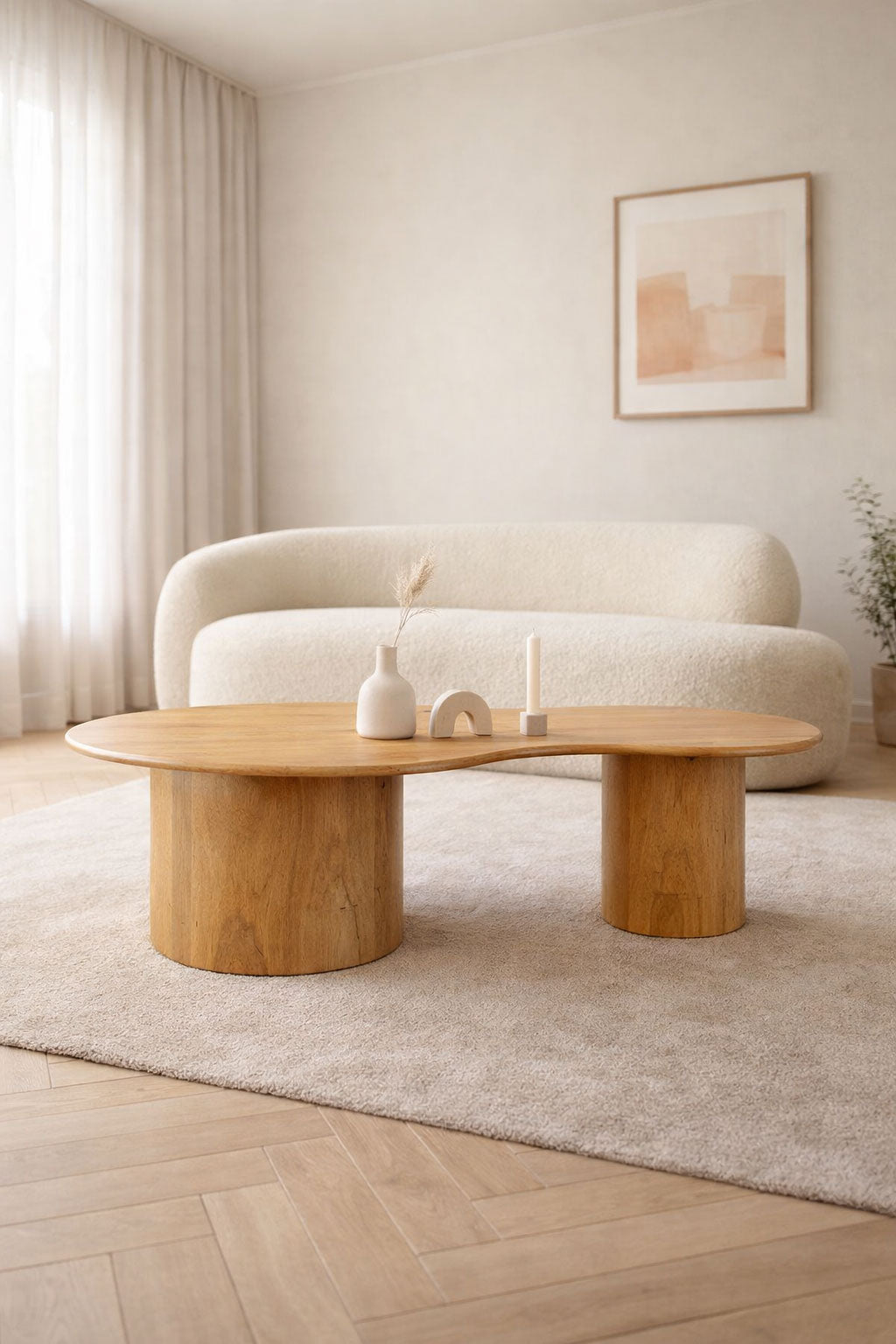Salontafel Vincent Natural - Organic | 120 cm