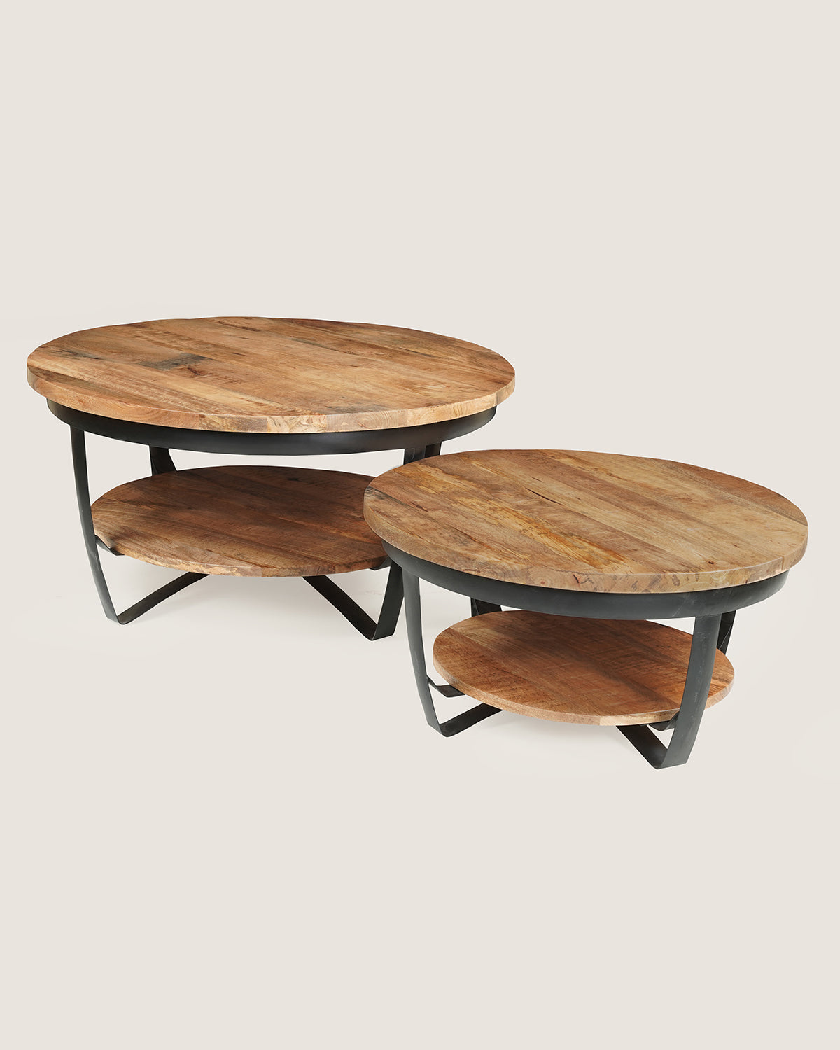 Salontafel Violet Rustic - Round | 90 cm