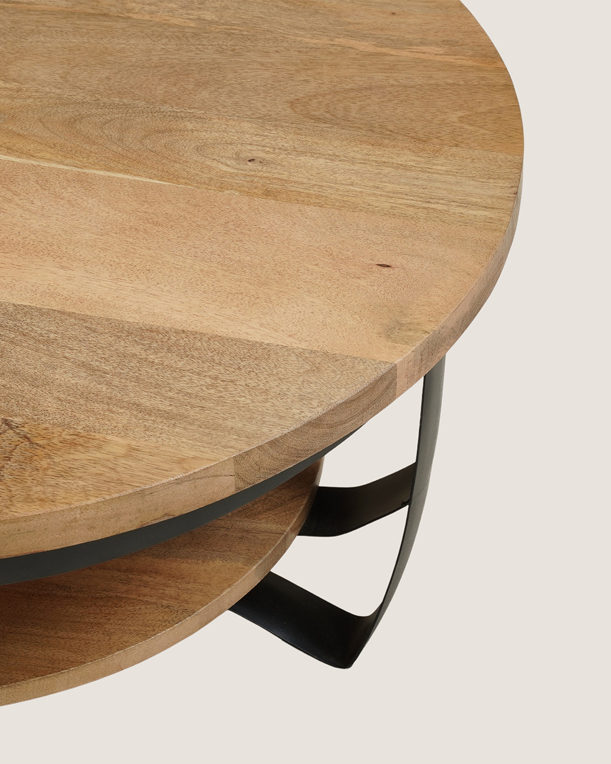 Salontafel Violet Natural - Round | 90 cm