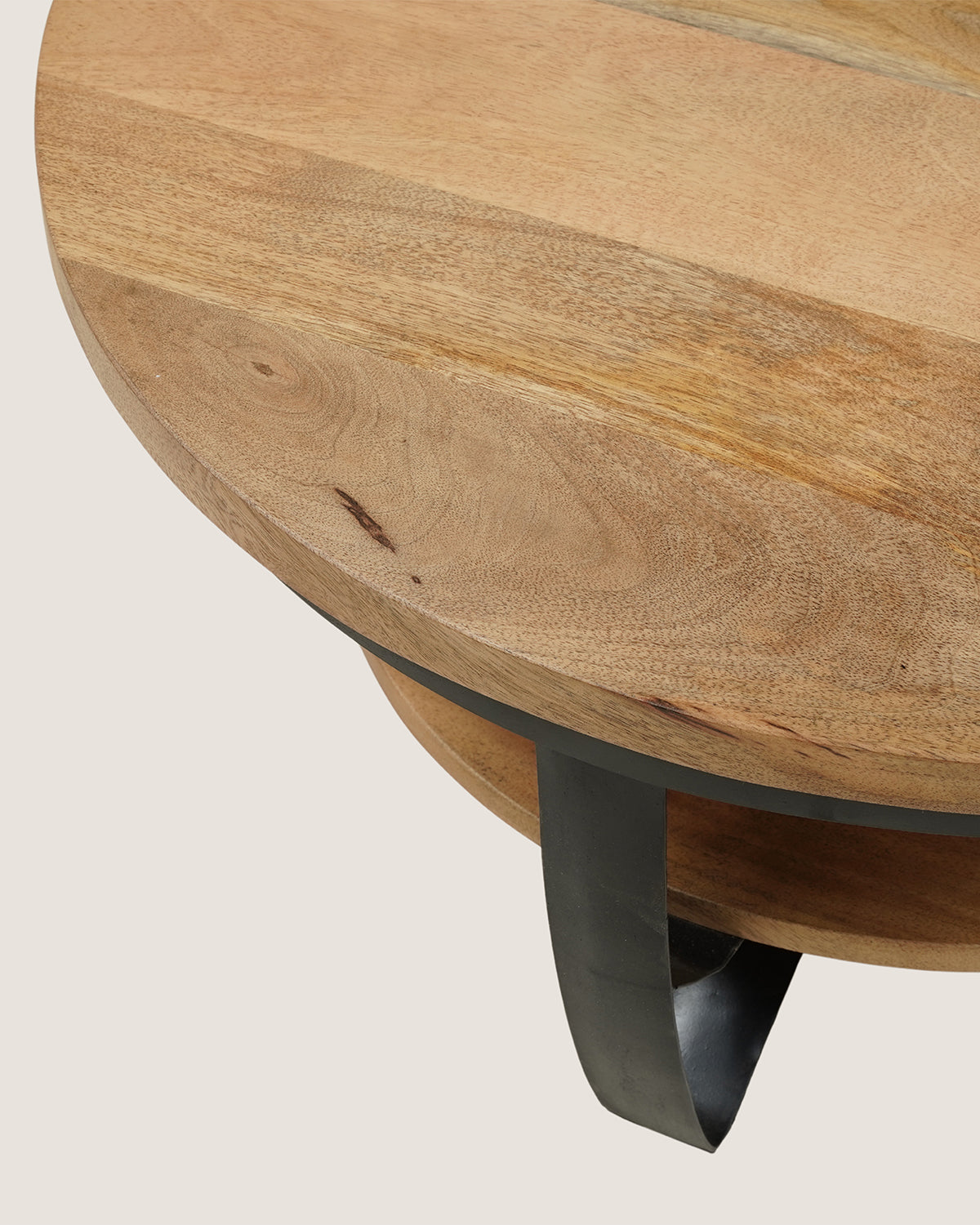 Salontafel Violet Natural - Round | 90 cm