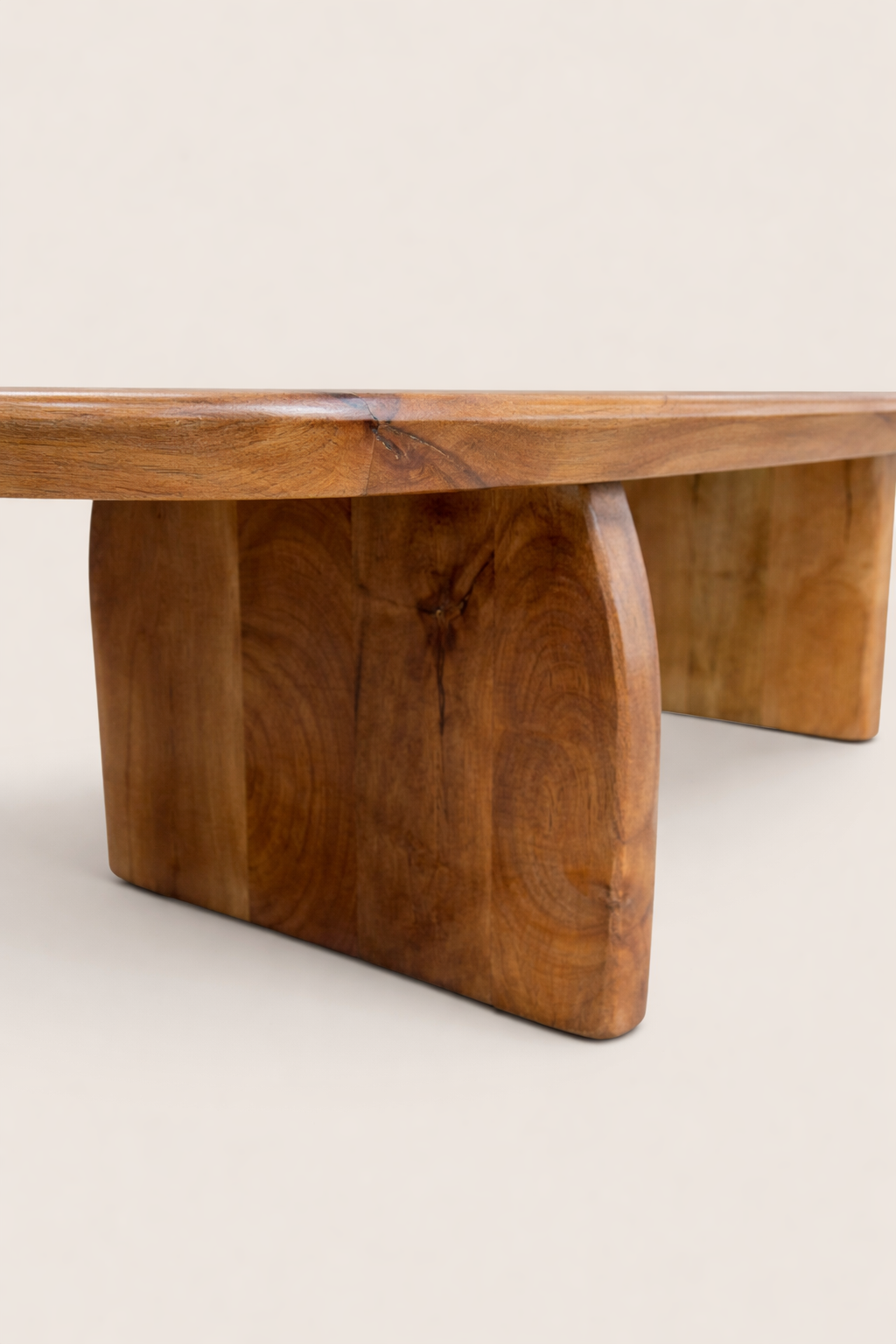 Salontafel Margot Brown - Organic | 130 cm