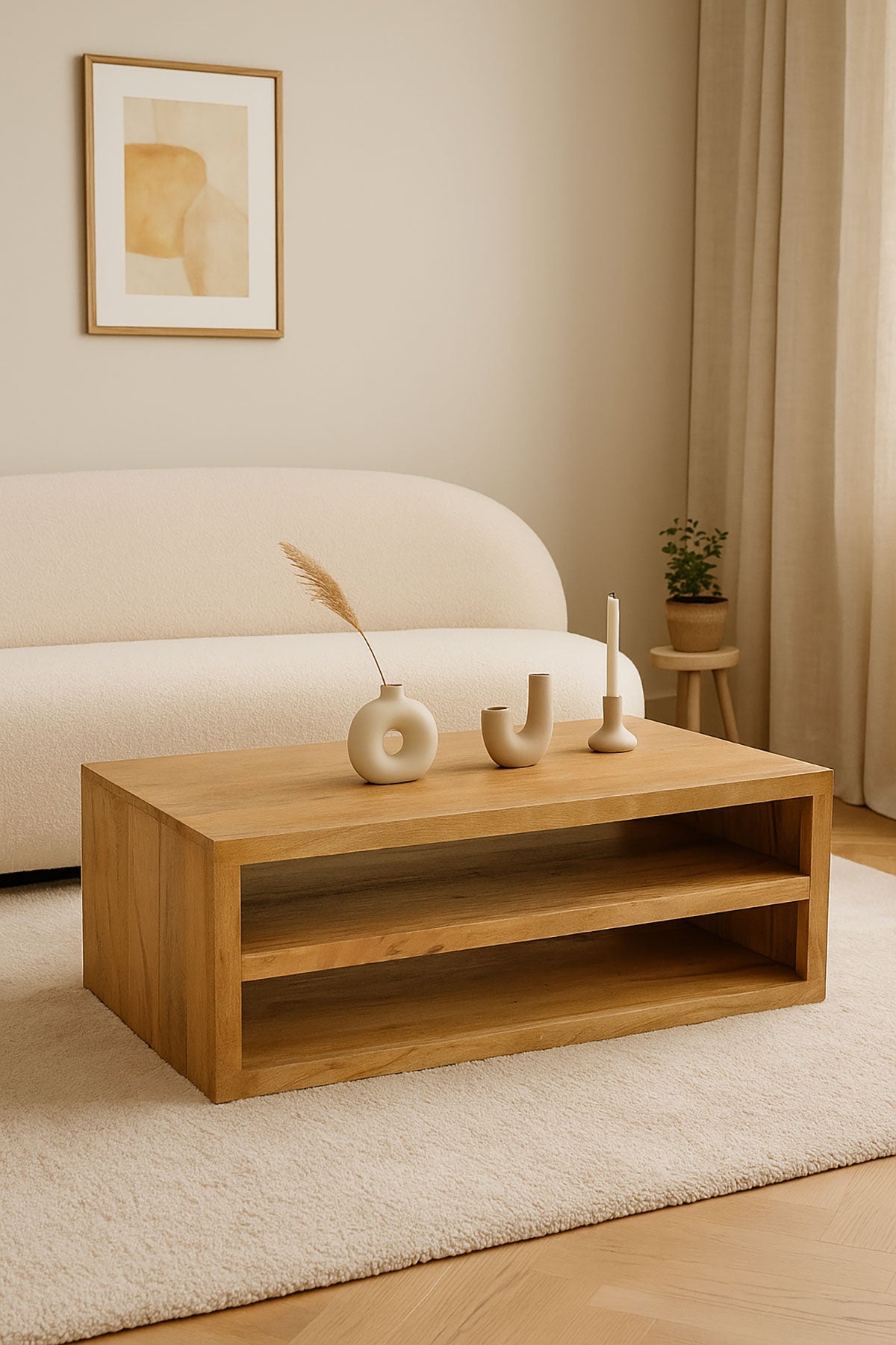 Salontaffel Hugo Natural | 110 cm