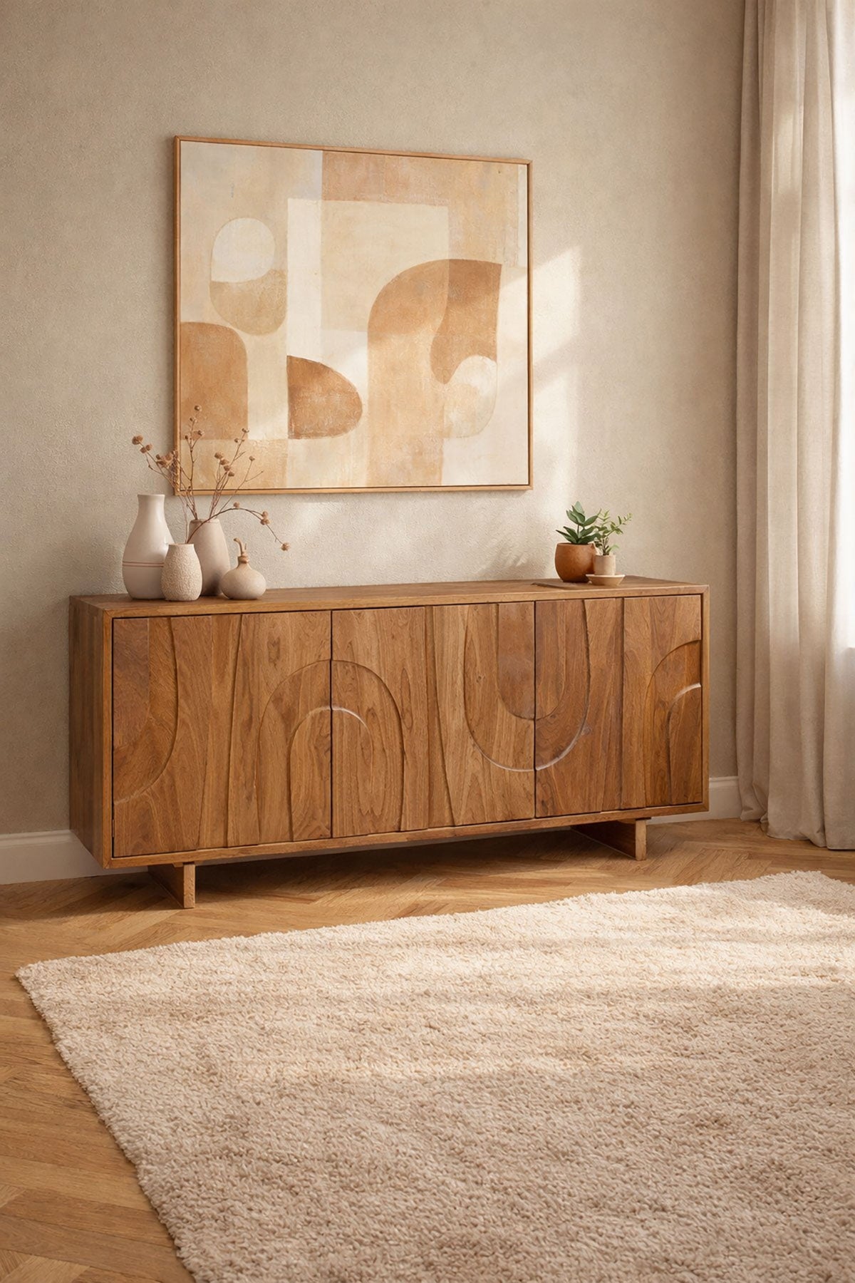 Dressoir Maya Brown - 3 Deurs | 160 cm